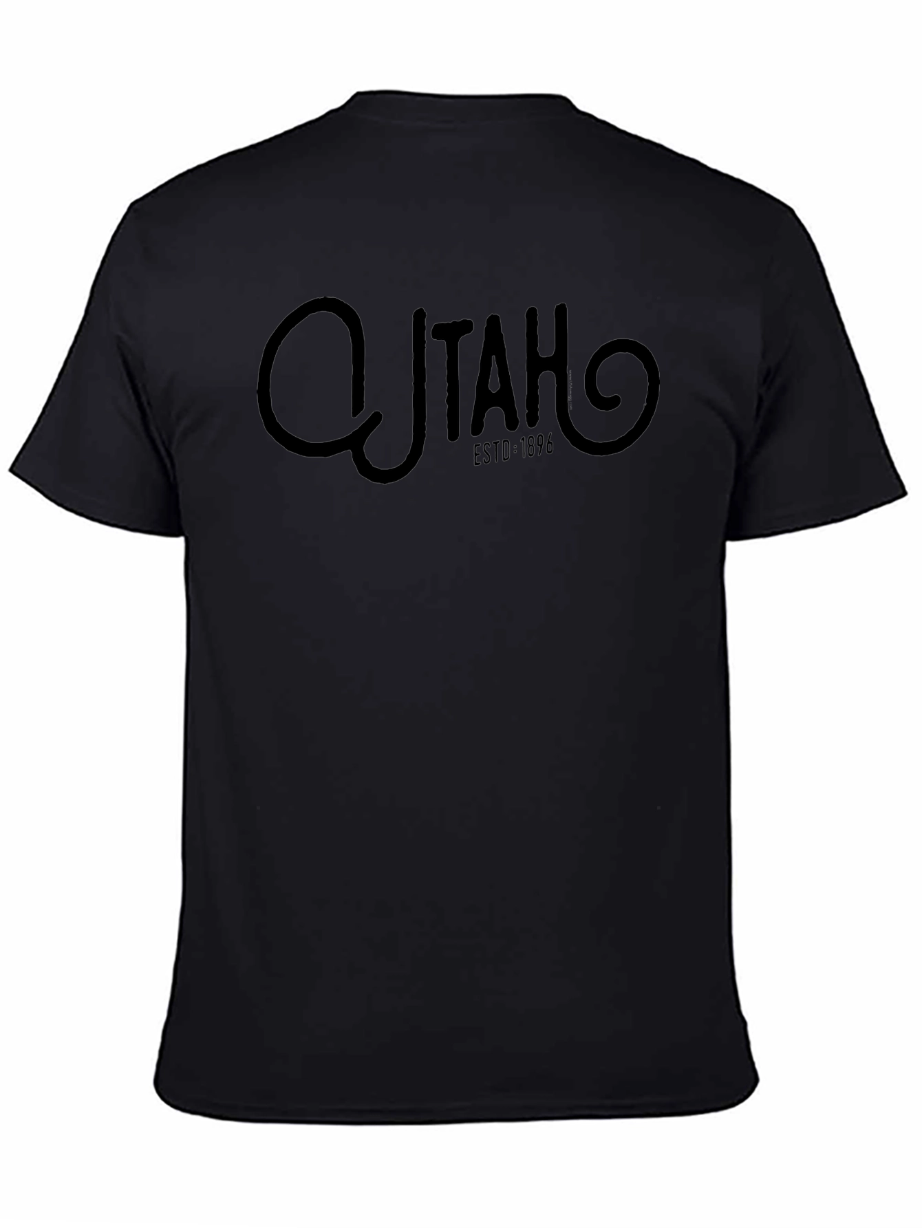 Utah ESTD 1896 Graphic Tee - Classic Black T-Shirt