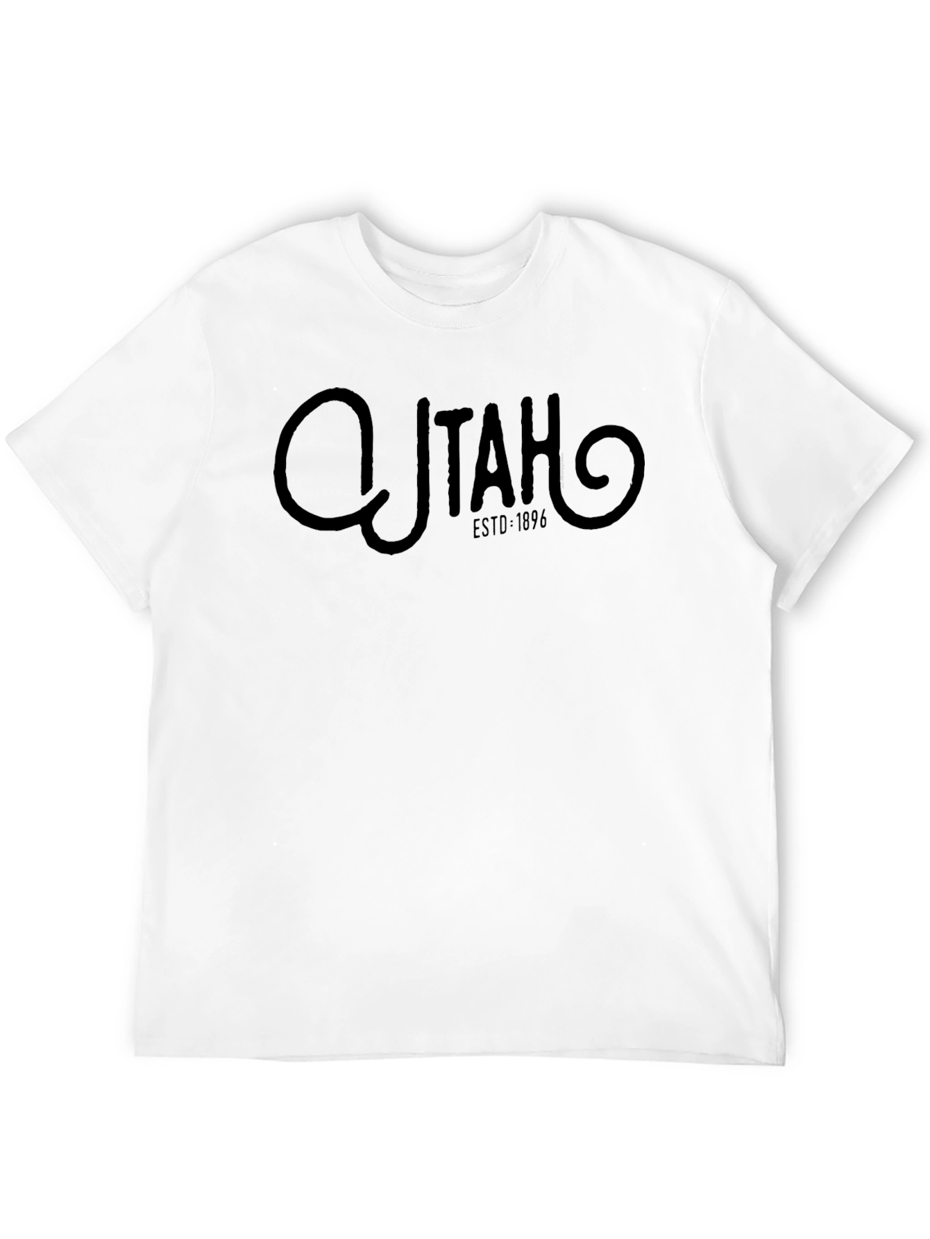 Utah ESTD 1896 Graphic Tee - Classic Black T-Shirt