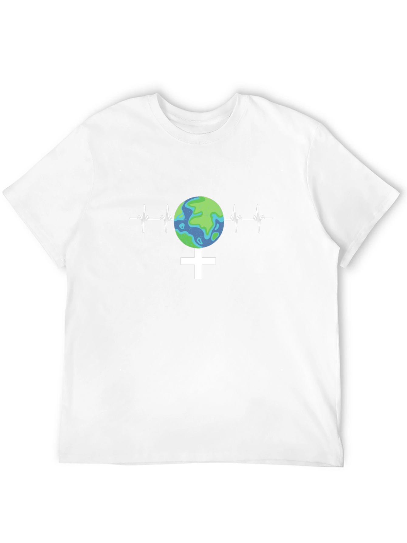 Earth Vitality Tee - Planet Heartbeat T-Shirt