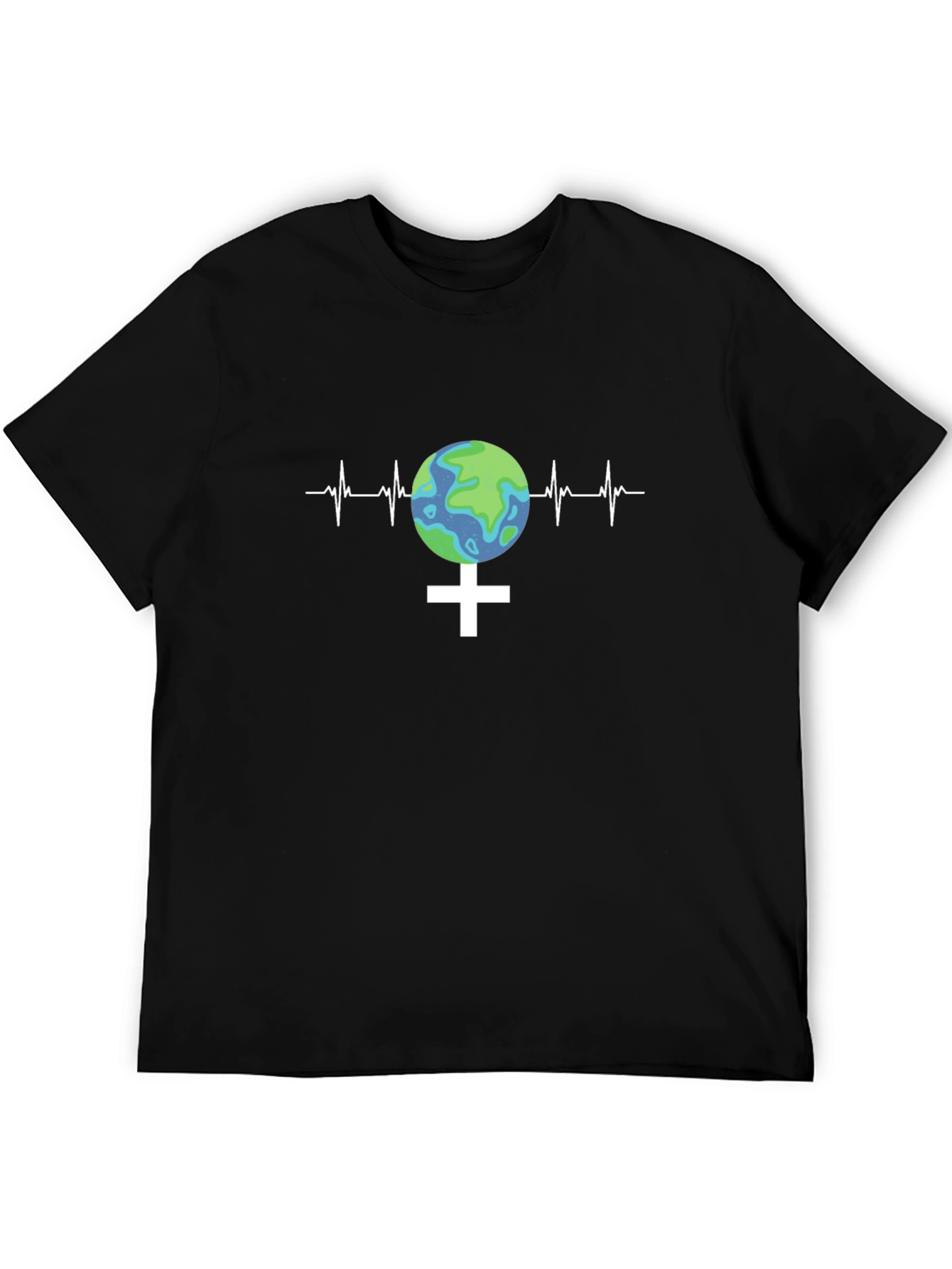 Earth Vitality Tee - Planet Heartbeat T-Shirt
