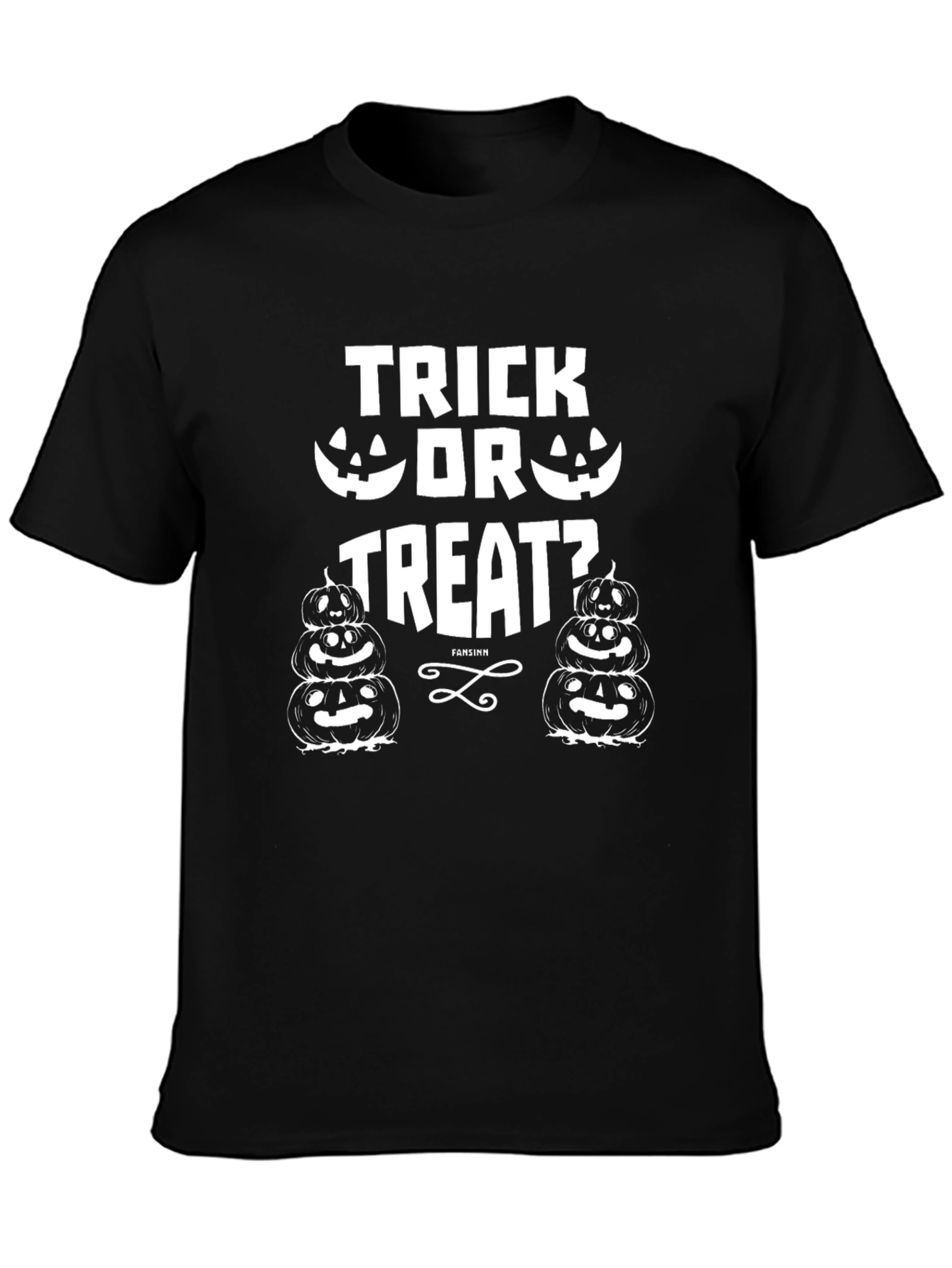 Trick Or Treat Halloween T-Shirt Pumpkin Graphic Tee