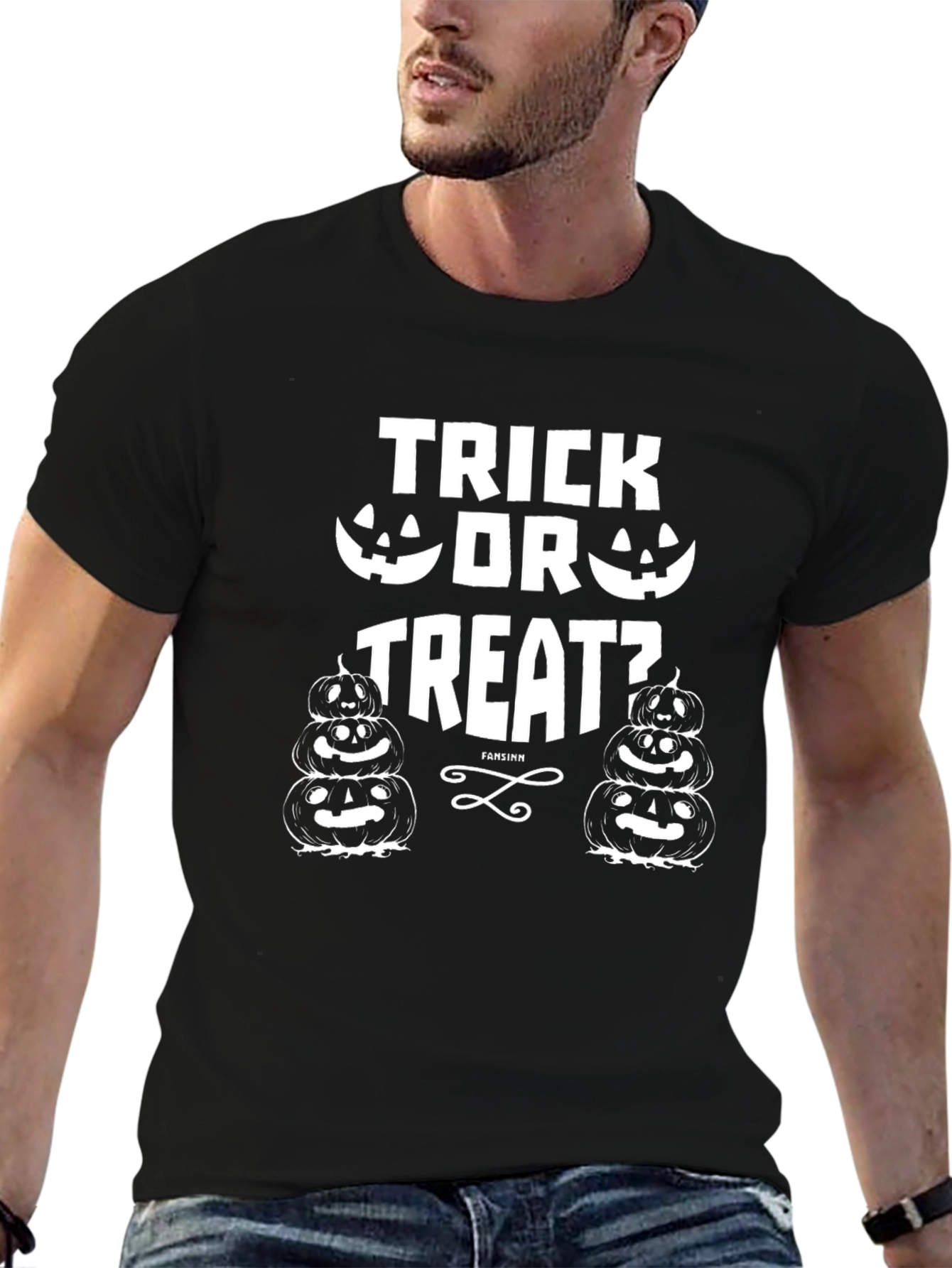 Trick Or Treat Halloween T-Shirt Pumpkin Graphic Tee