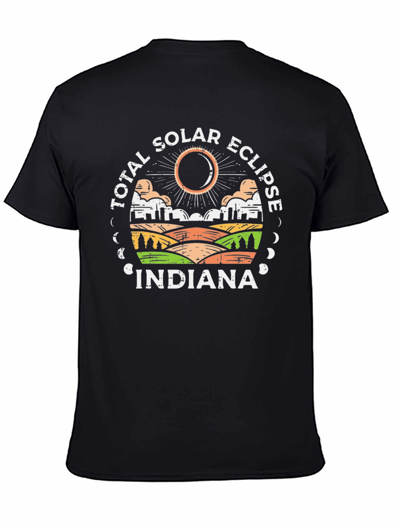 Indiana Total Solar Eclipse Graphic T-Shirt