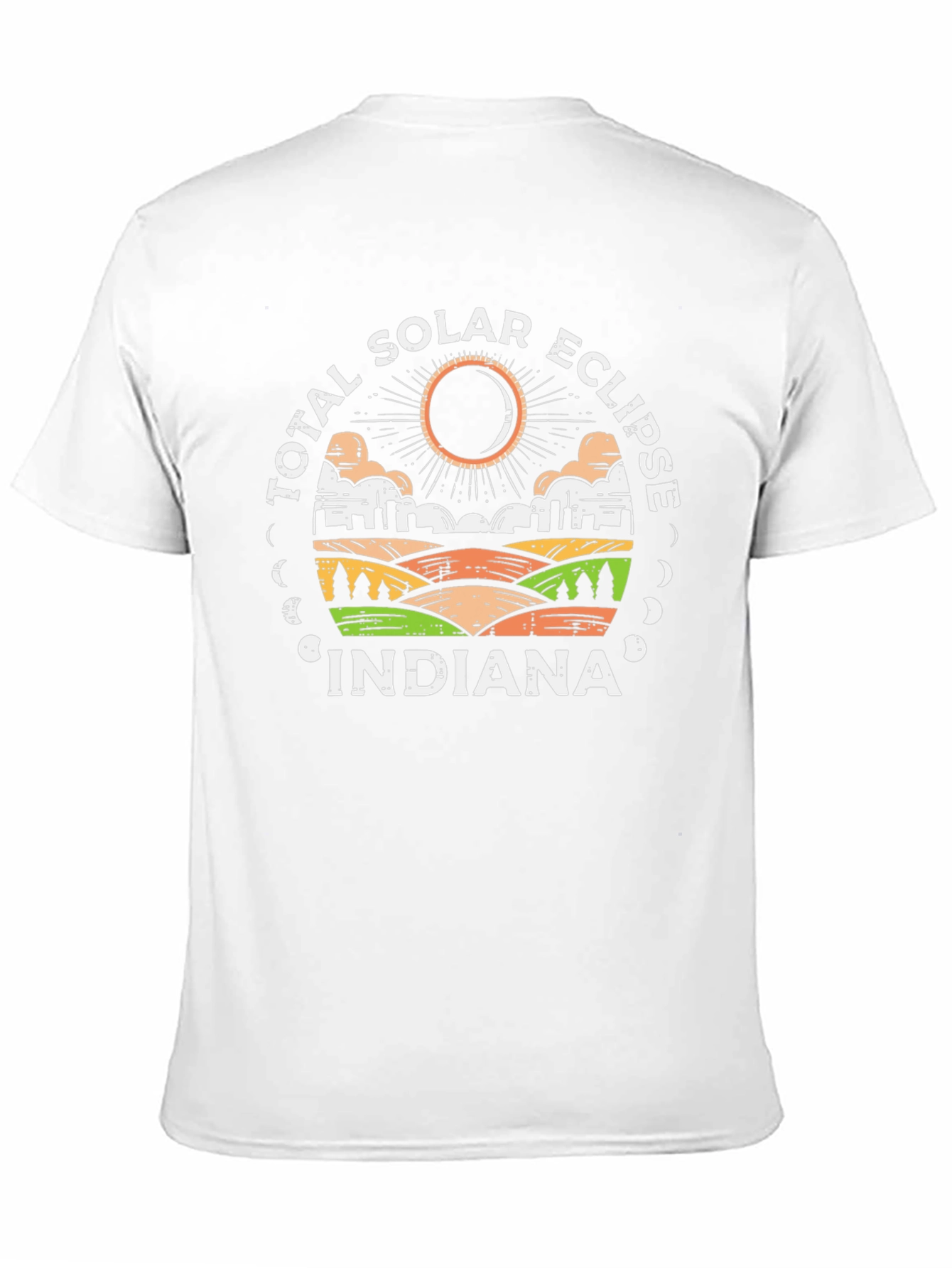Indiana Total Solar Eclipse Graphic T-Shirt