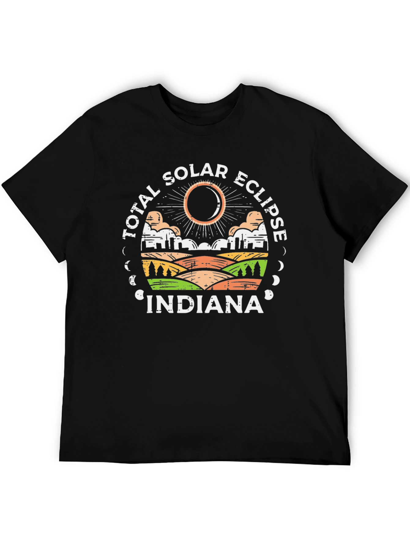 Indiana Total Solar Eclipse Graphic T-Shirt