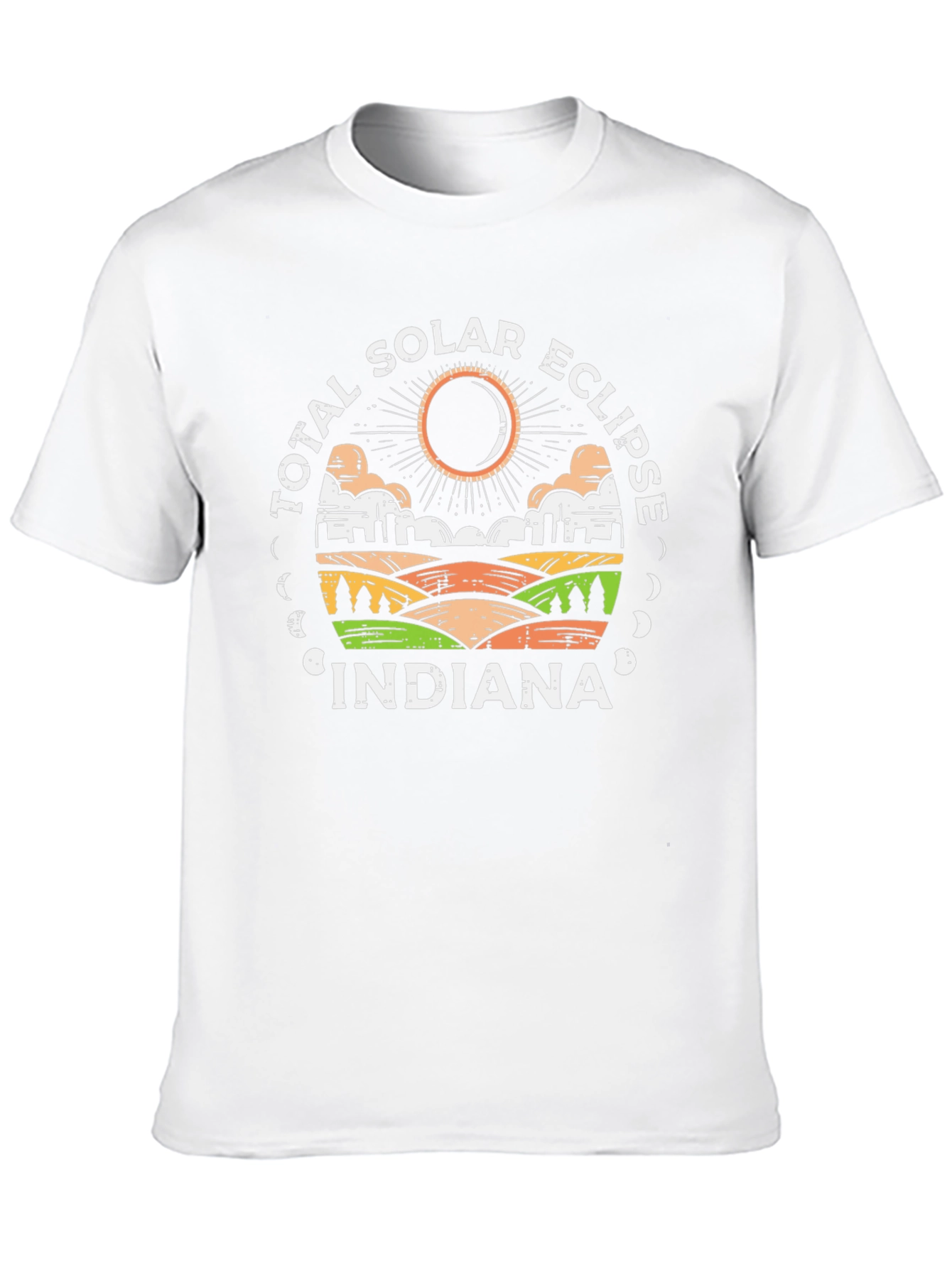 Indiana Total Solar Eclipse Graphic T-Shirt