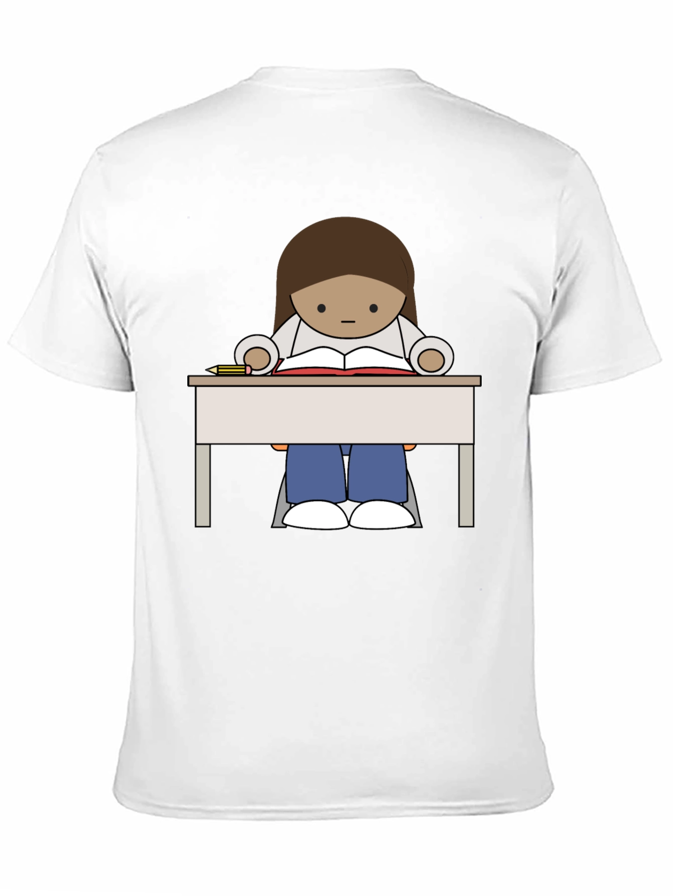 Studious Cartoon Graphic Tee