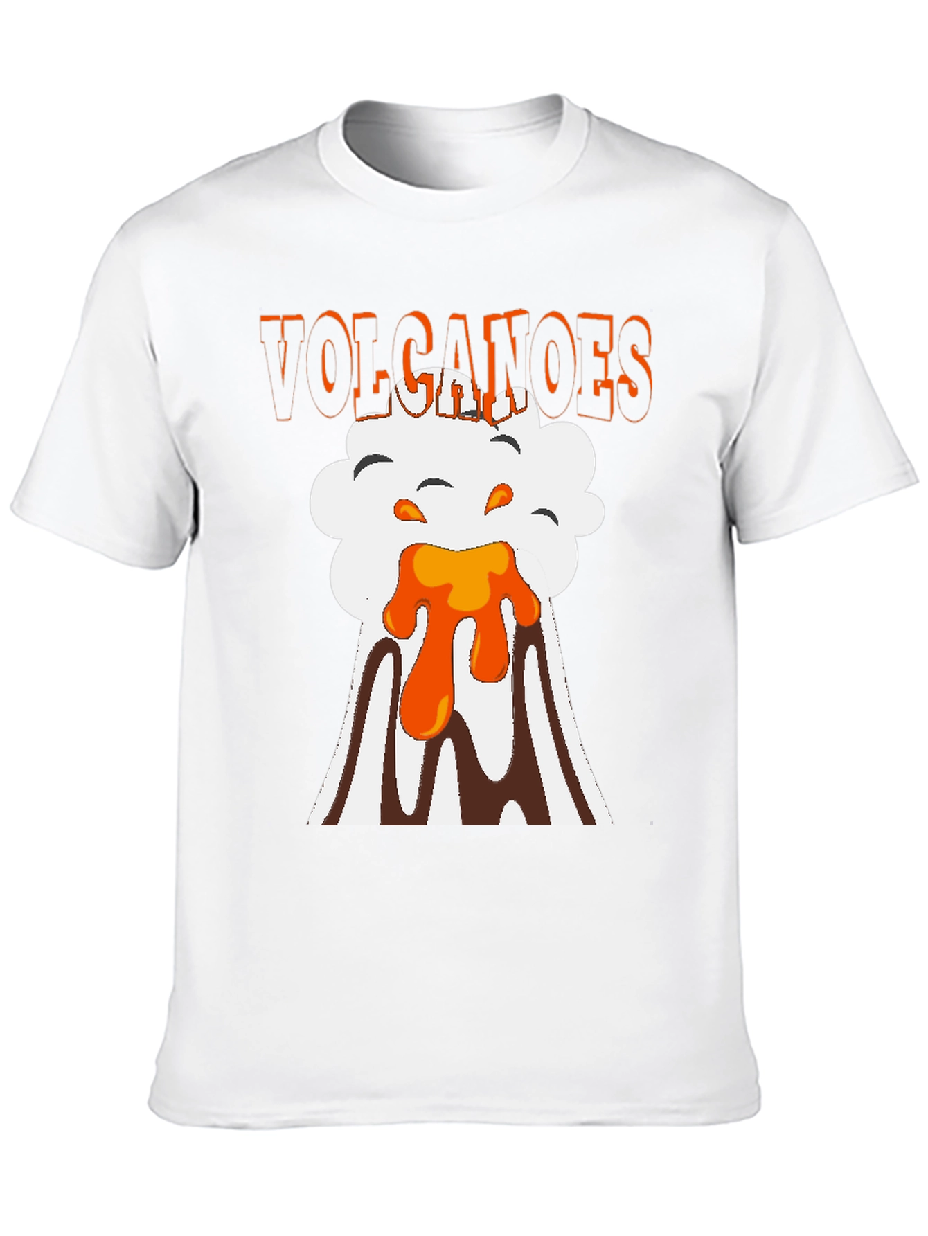 Volcanoes Graphic T-Shirt - Black