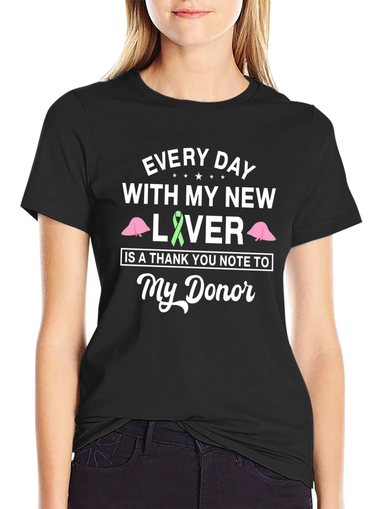 Liver Transplant Awareness T-Shirt Donor Appreciation Tee