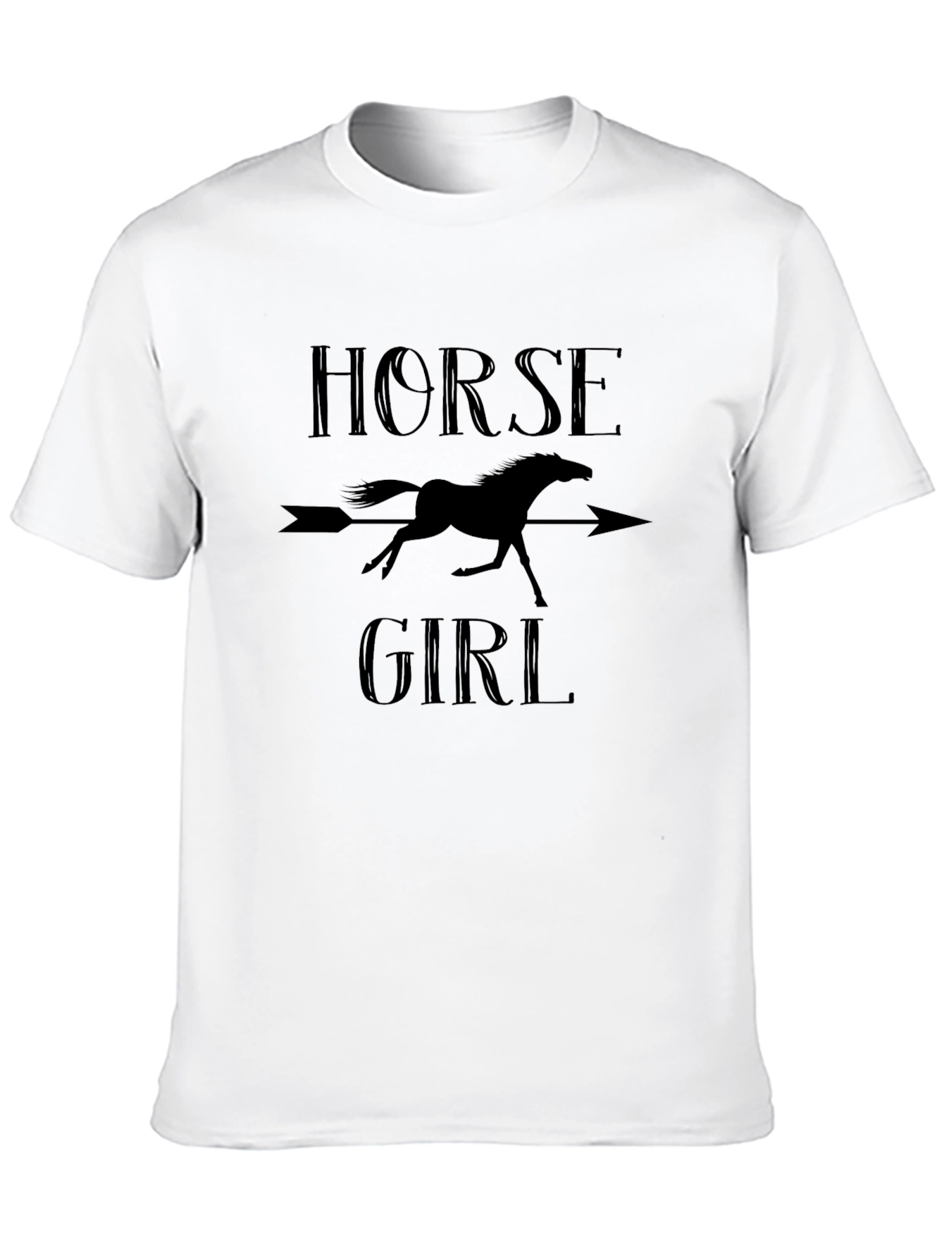 Horse Girl T-Shirt - Equestrian Arrow Tee