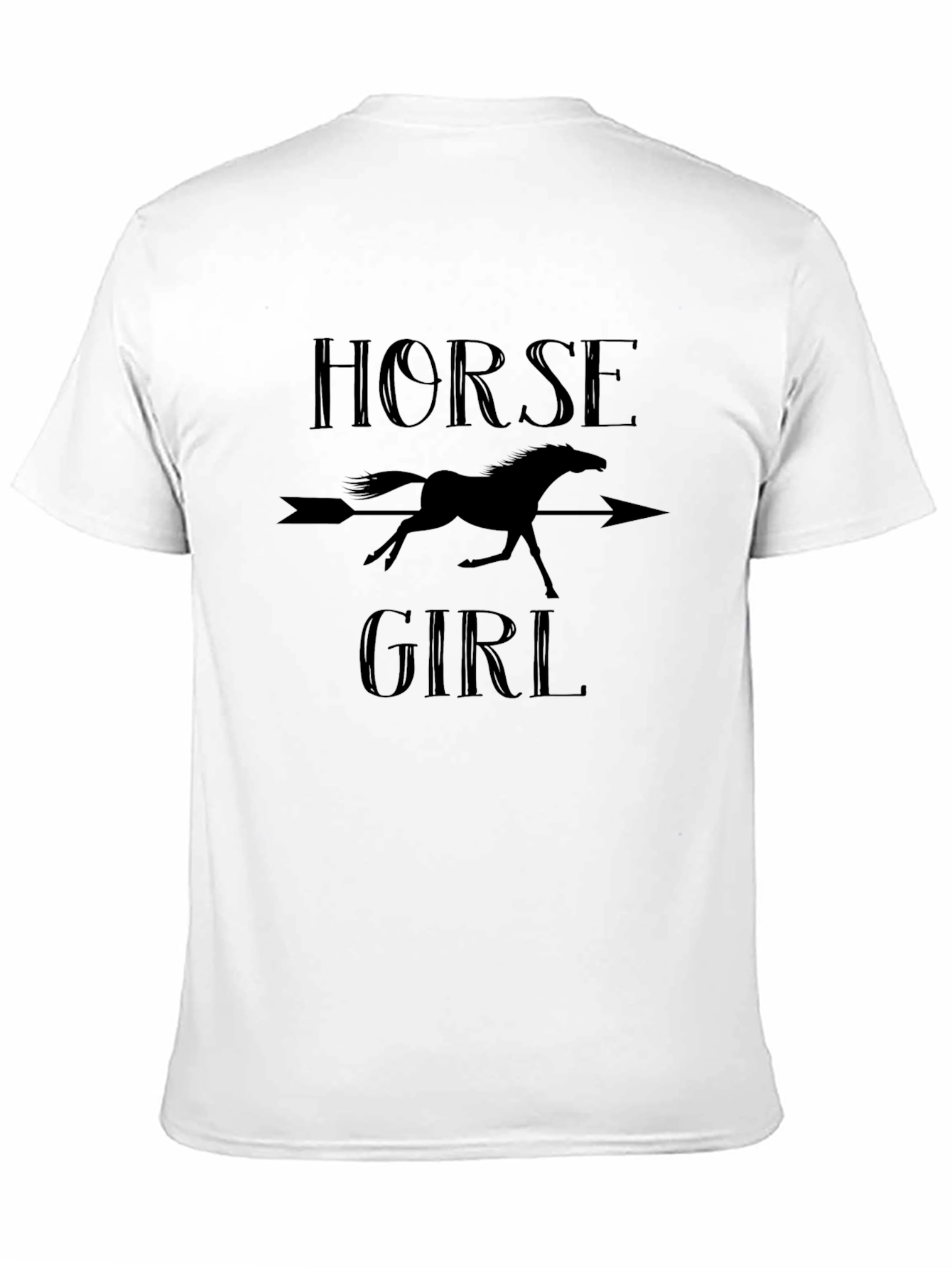 Horse Girl T-Shirt - Equestrian Arrow Tee