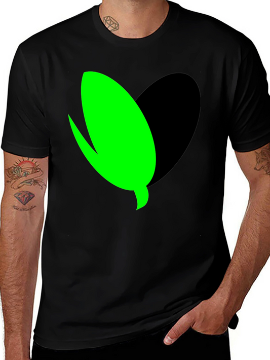 Modern Alien Eye Graphic Tee - Black
