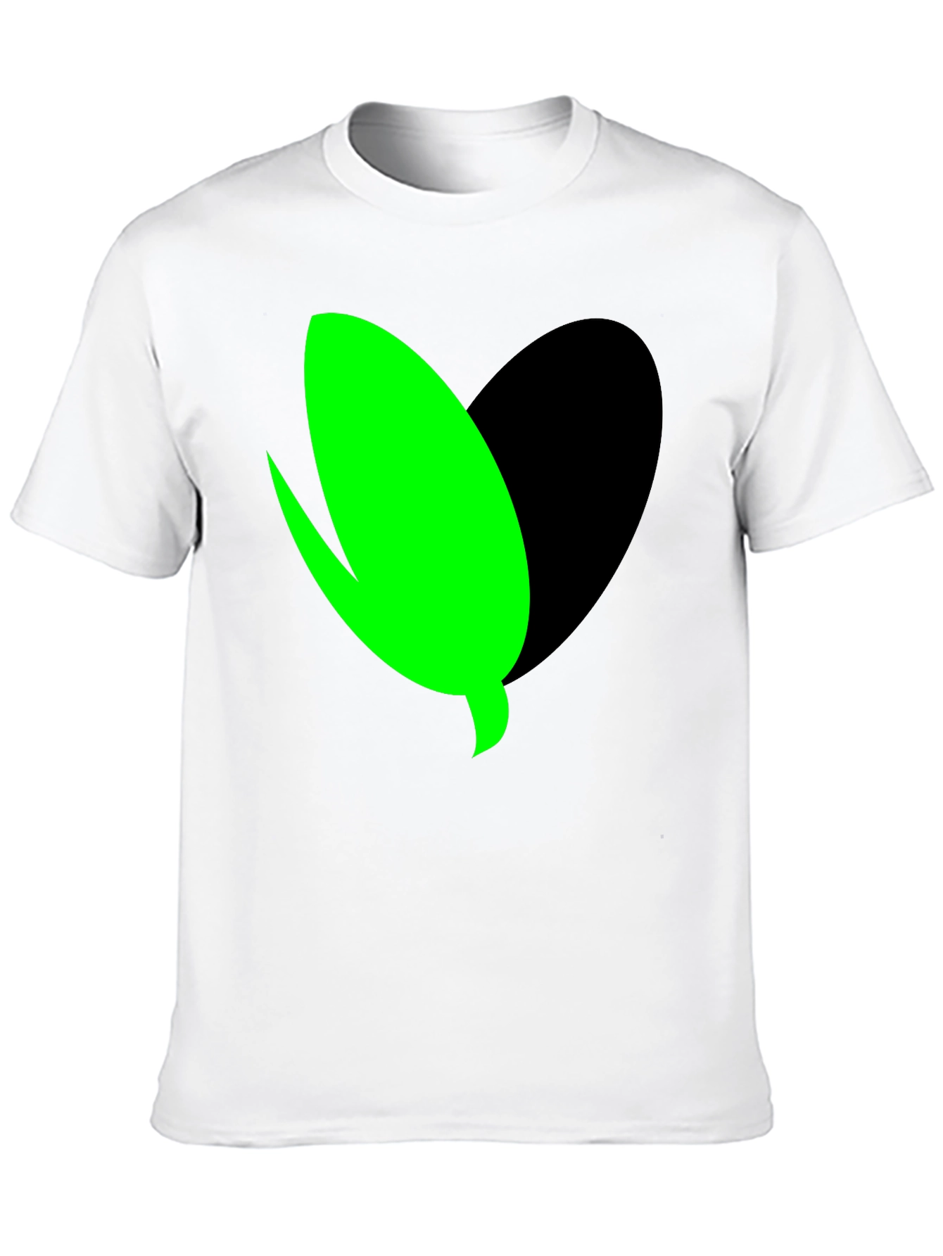 Modern Alien Eye Graphic Tee - Black
