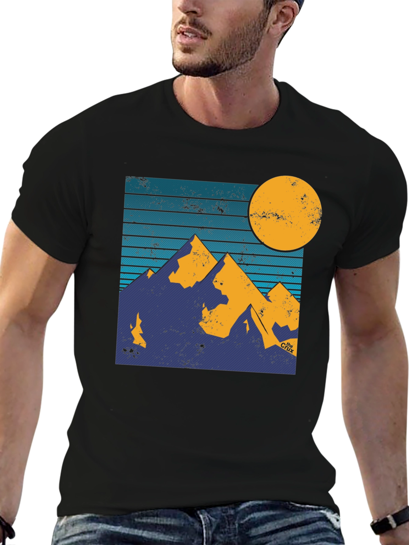 Mountain Sunset Graphic Tee - Adventure Style