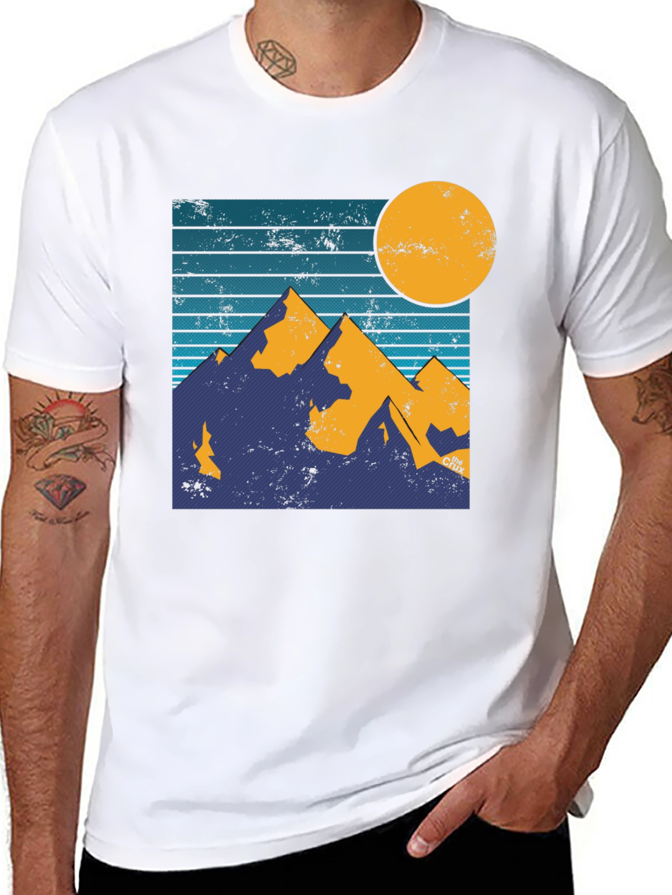 Mountain Sunset Graphic Tee - Adventure Style