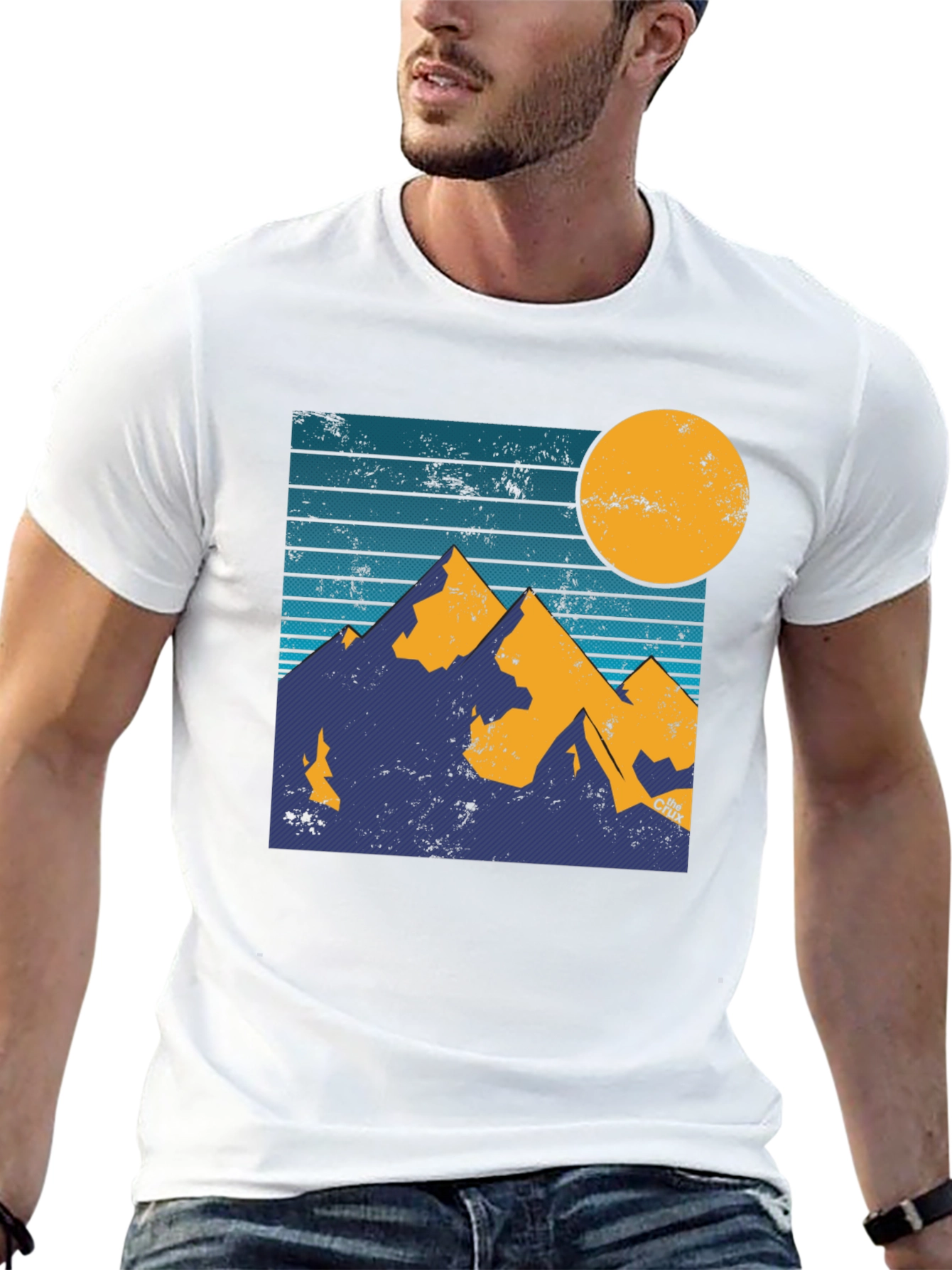 Mountain Sunset Graphic Tee - Adventure Style