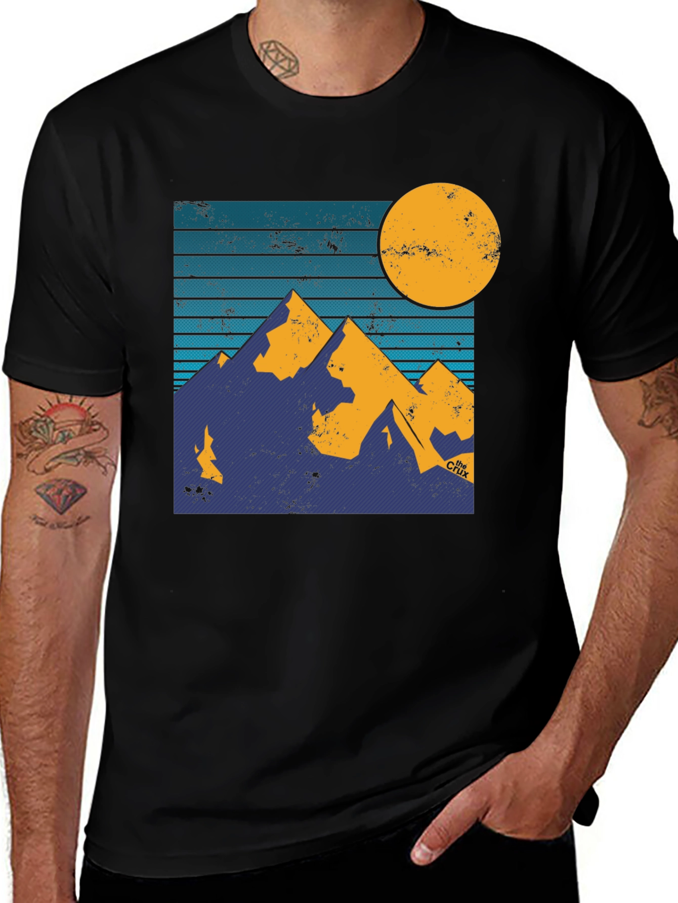 Mountain Sunset Graphic Tee - Adventure Style