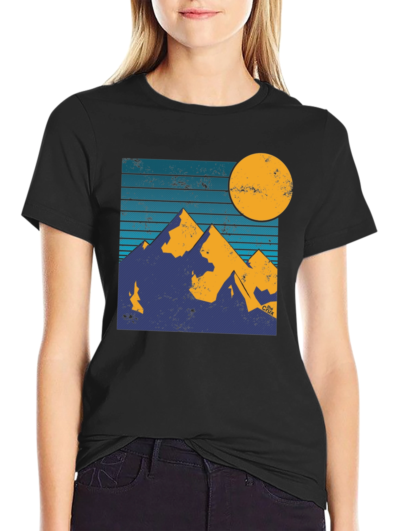 Mountain Sunset Graphic Tee - Adventure Style