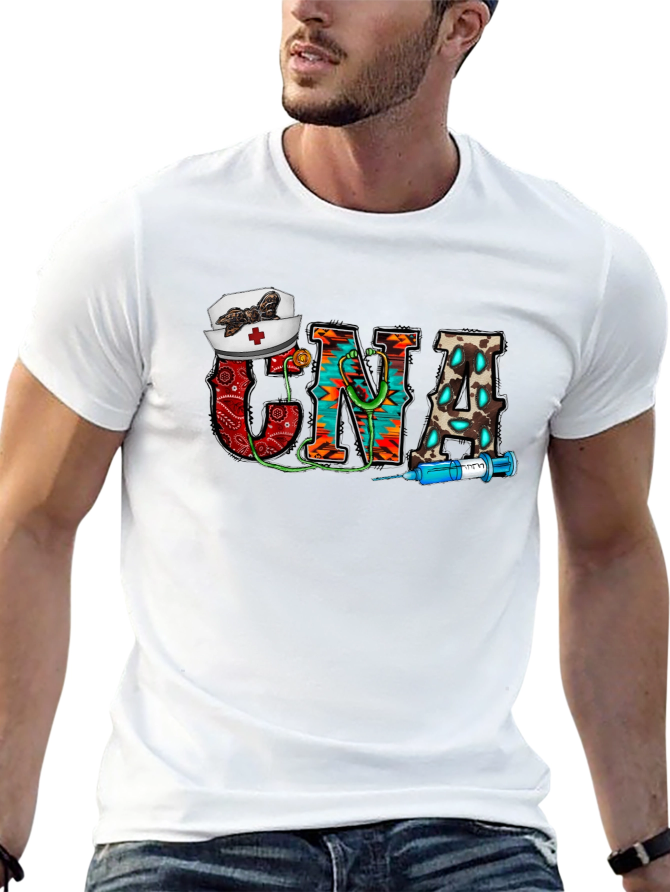 CNA Nurse Graphic T-Shirt