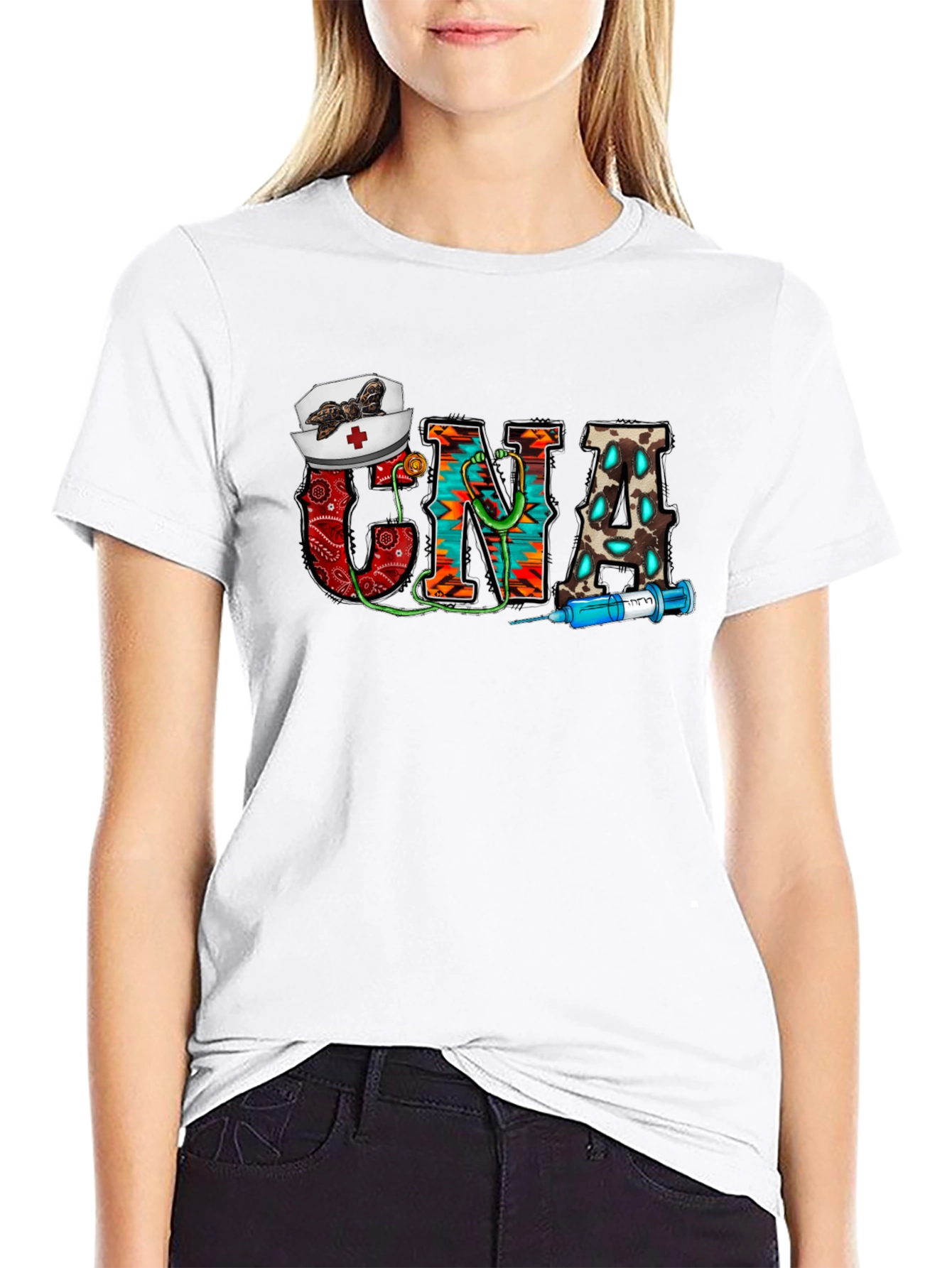 CNA Nurse Graphic T-Shirt