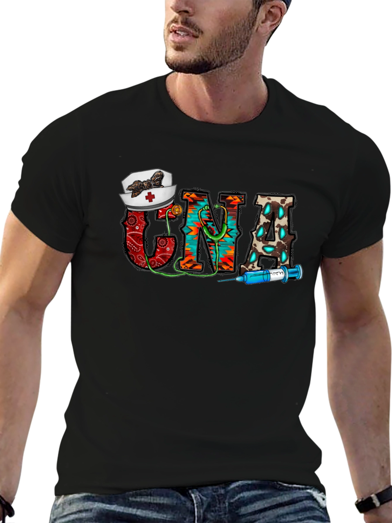 CNA Nurse Graphic T-Shirt
