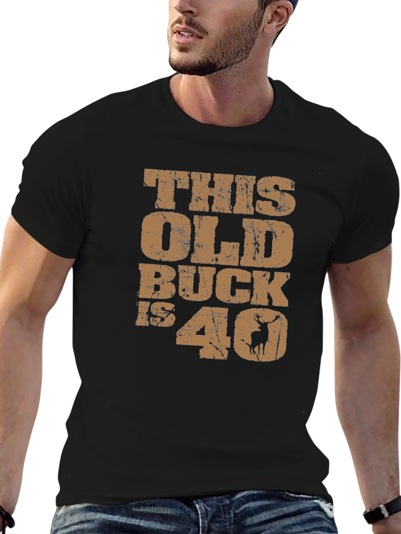 This Old Buck is 40 T-Shirt Funny Birthday Gift