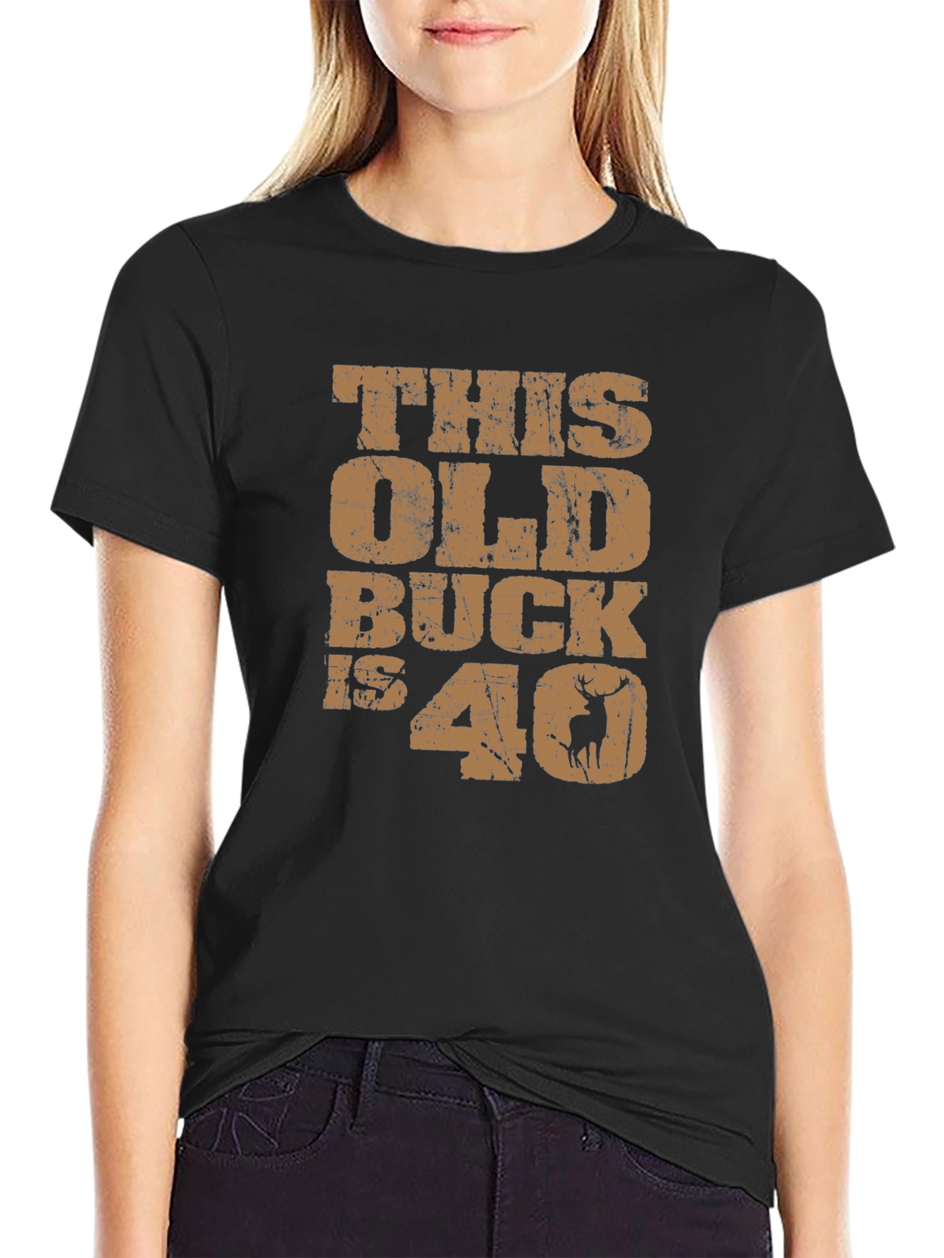 This Old Buck is 40 T-Shirt Funny Birthday Gift