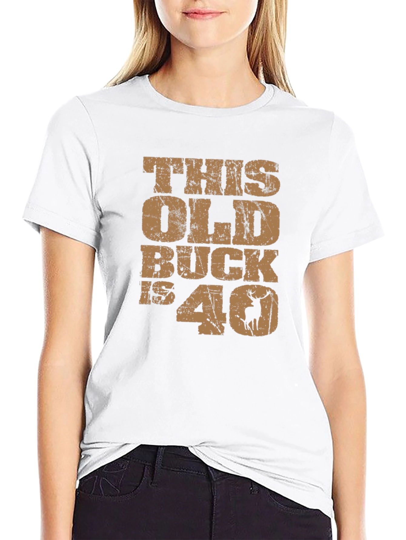 This Old Buck is 40 T-Shirt Funny Birthday Gift
