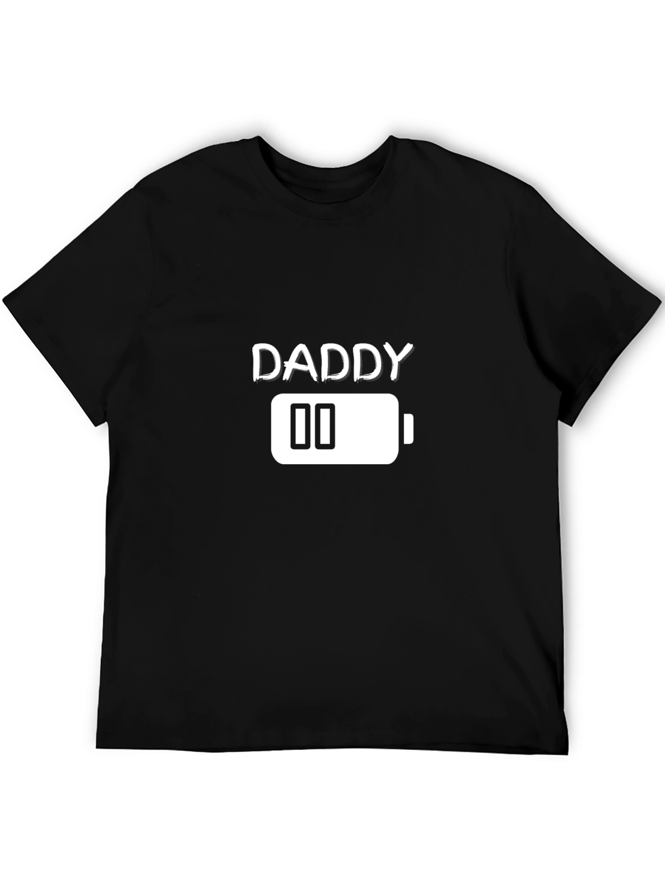 Daddy Low Battery T-Shirt - Funny Fathers Day Tee