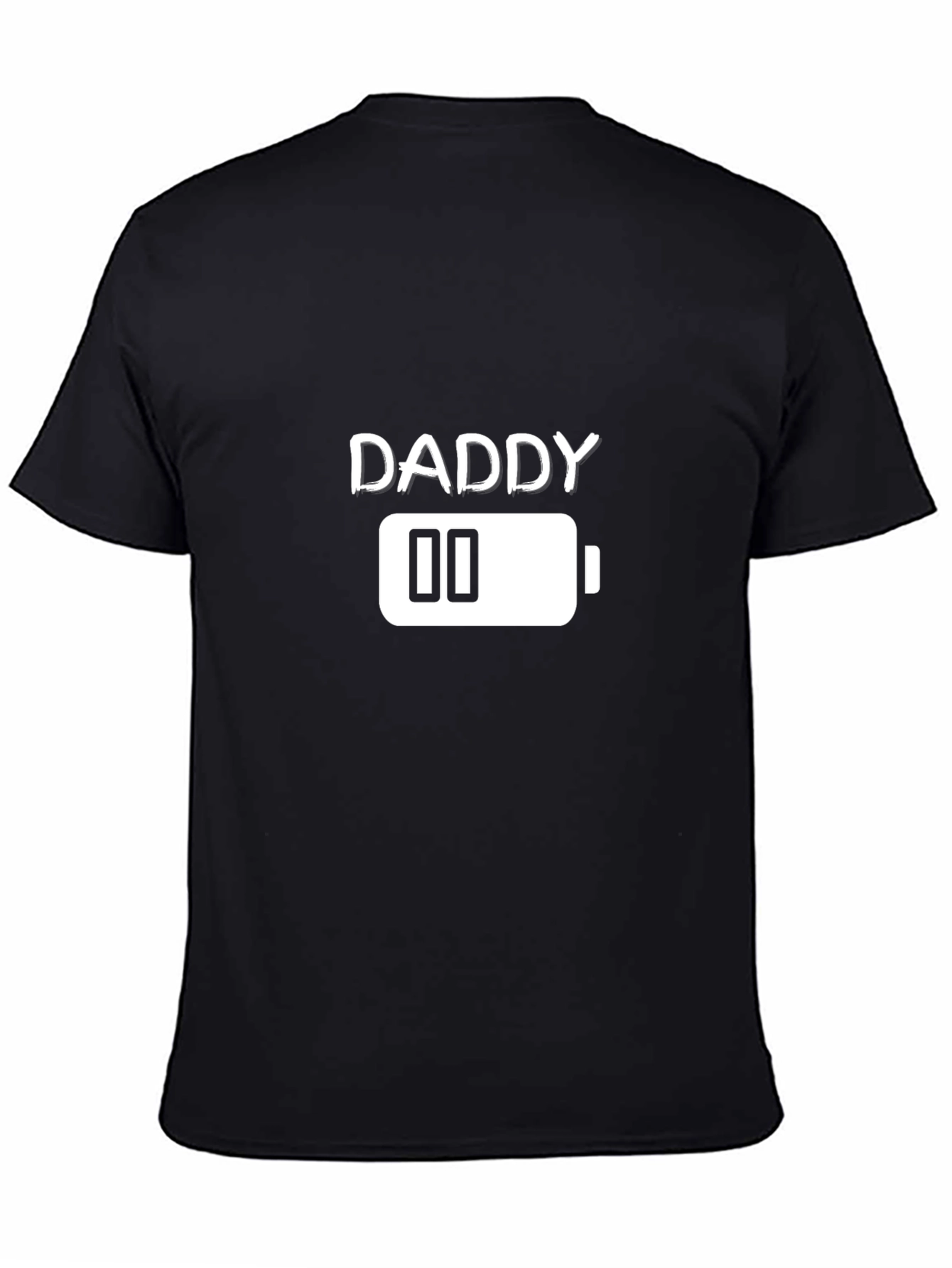 Daddy Low Battery T-Shirt - Funny Fathers Day Tee