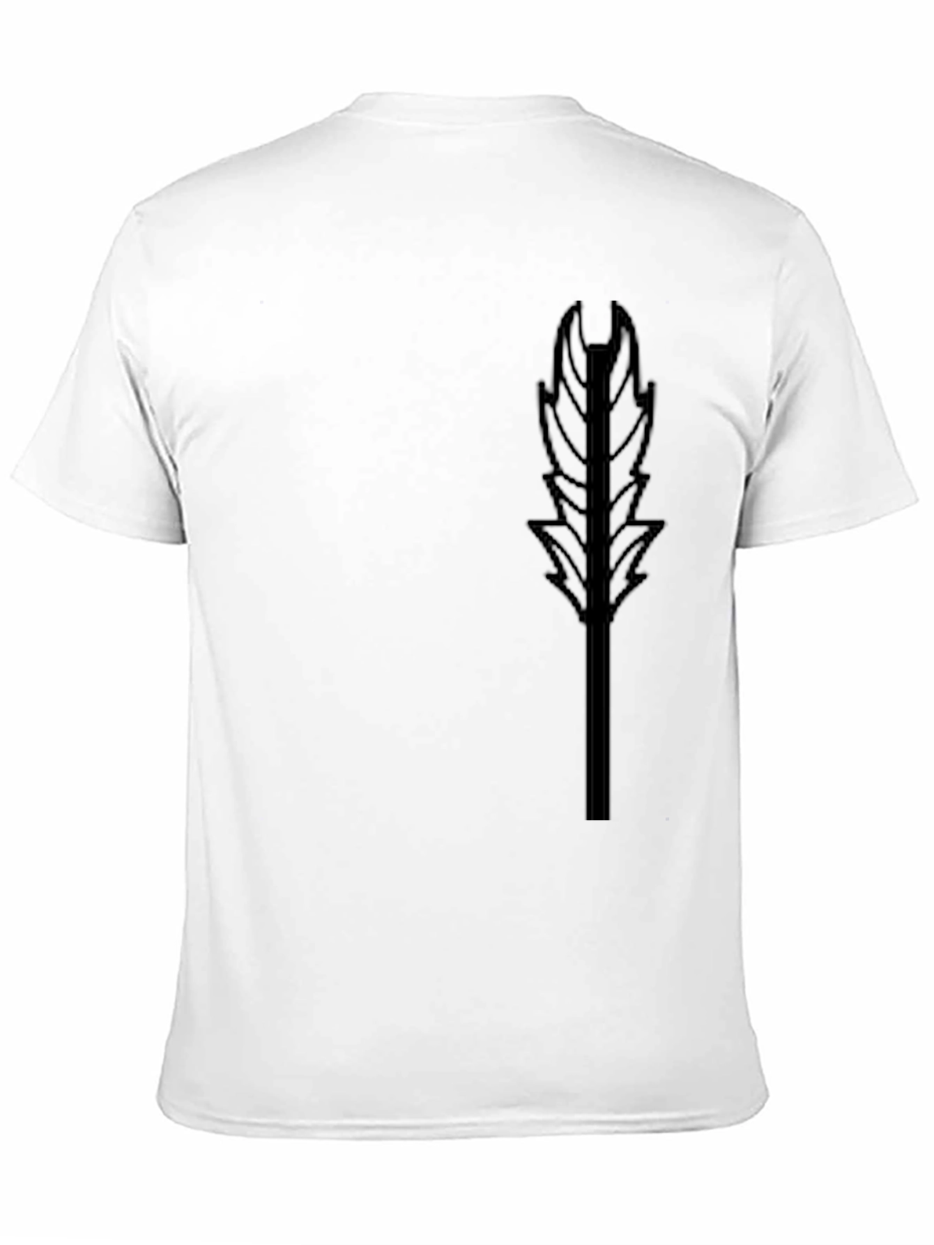 Black Feather Graphic T-Shirt