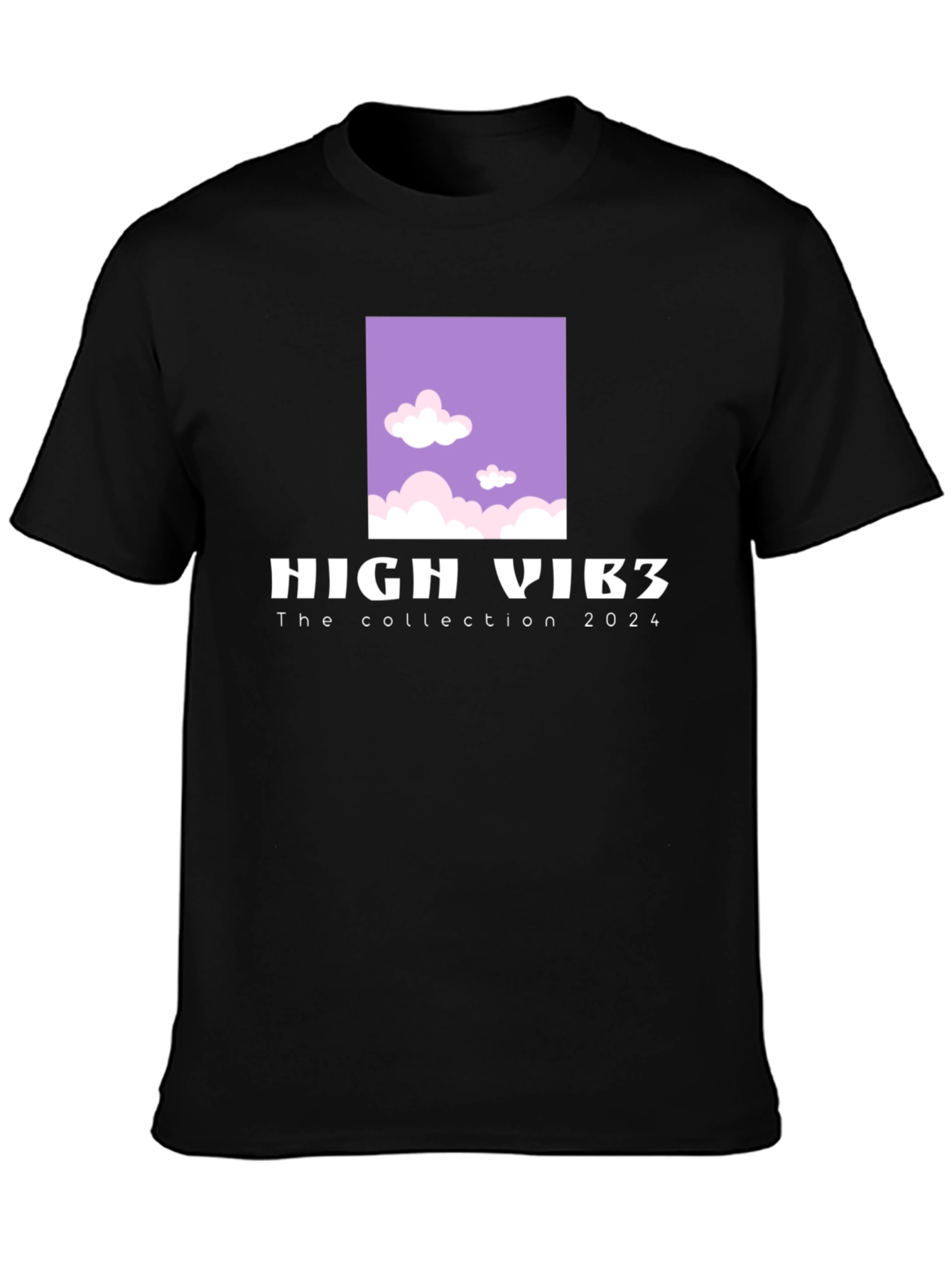 High Vib3s 2024 Collection Black Graphic Tee