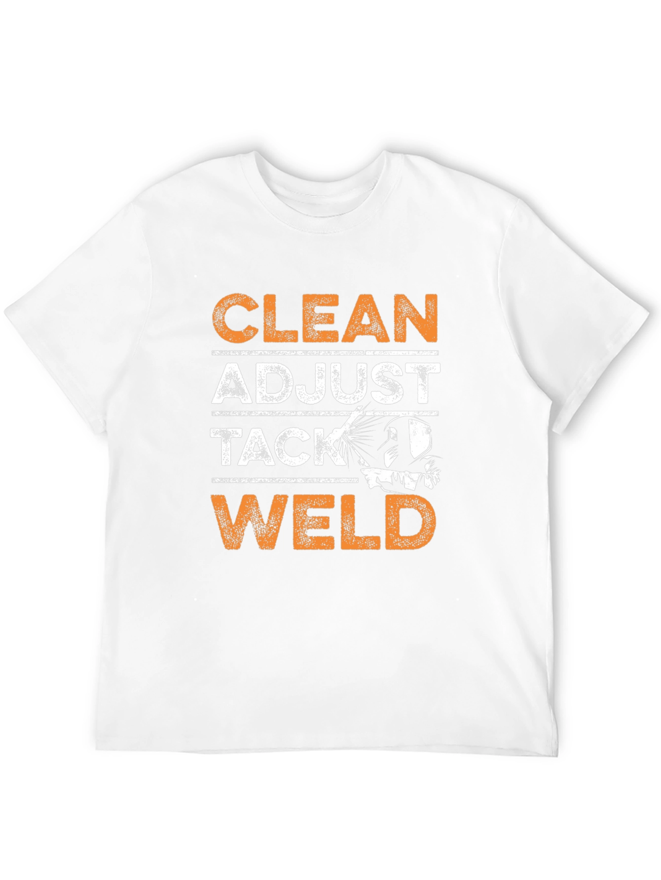 Clean Adjust Tack Weld Graphic Tee - Black