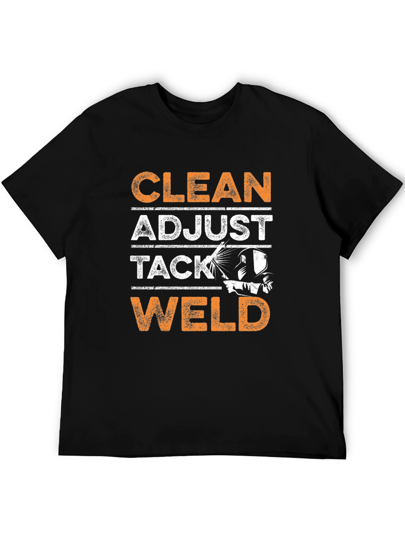 Clean Adjust Tack Weld Graphic Tee - Black