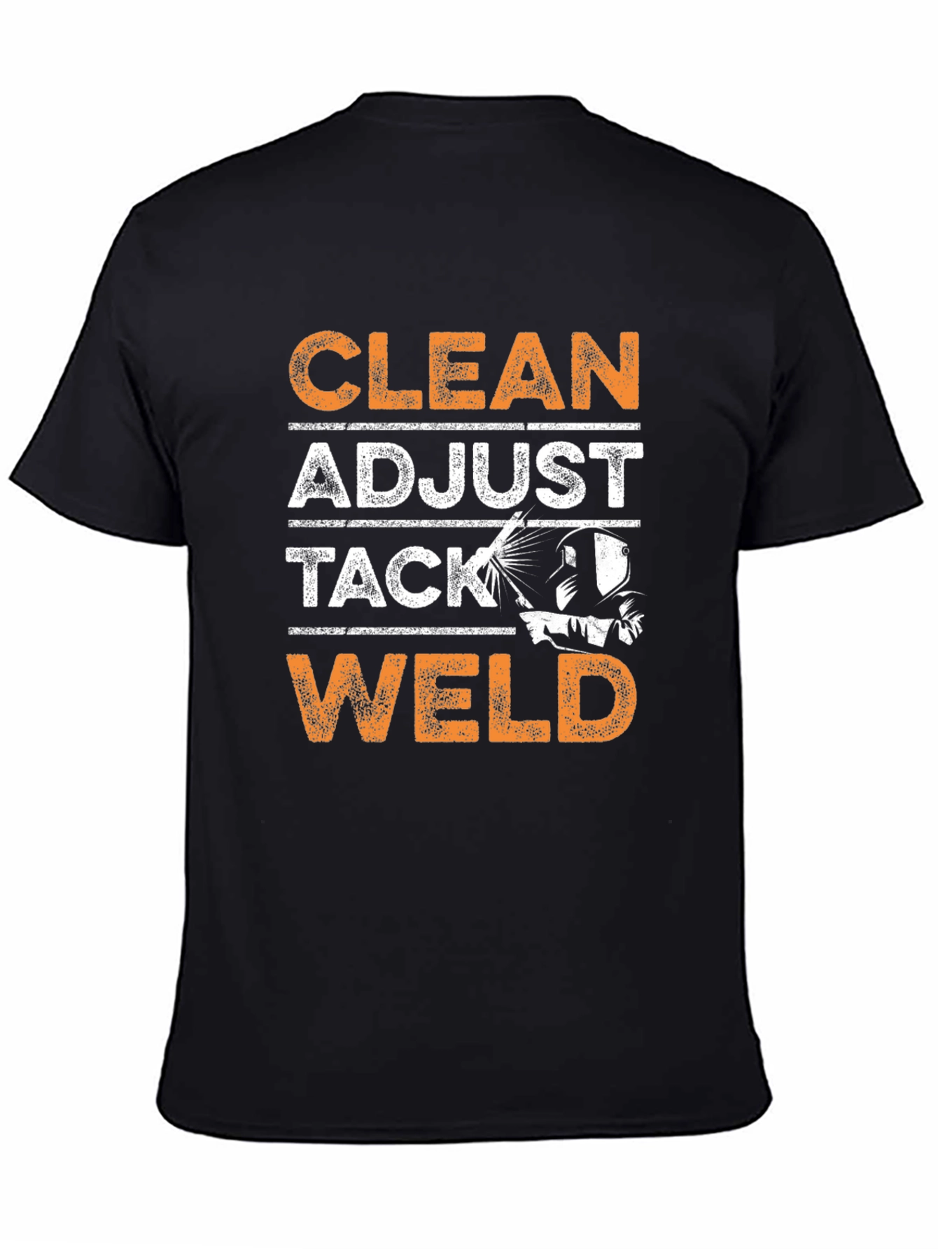 Clean Adjust Tack Weld Graphic Tee - Black