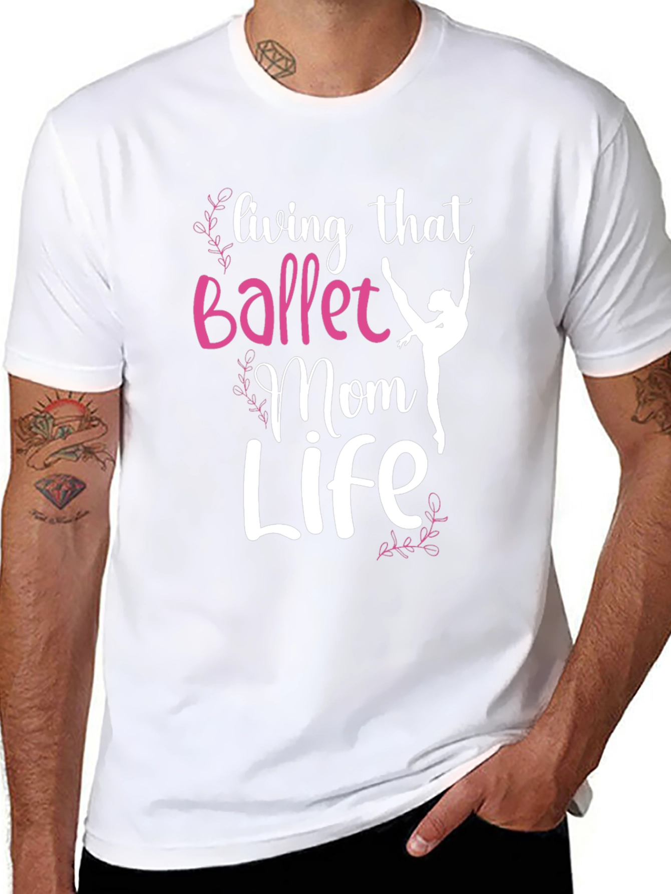 Ballet Mom Life Graphic Tee - Black T-Shirt