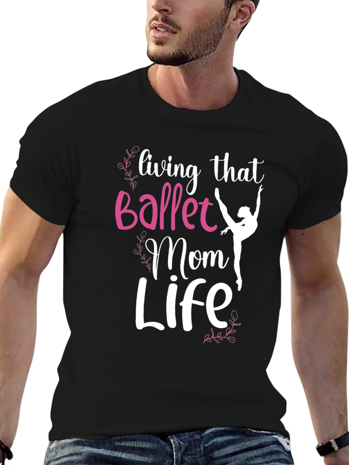 Ballet Mom Life Graphic Tee - Black T-Shirt