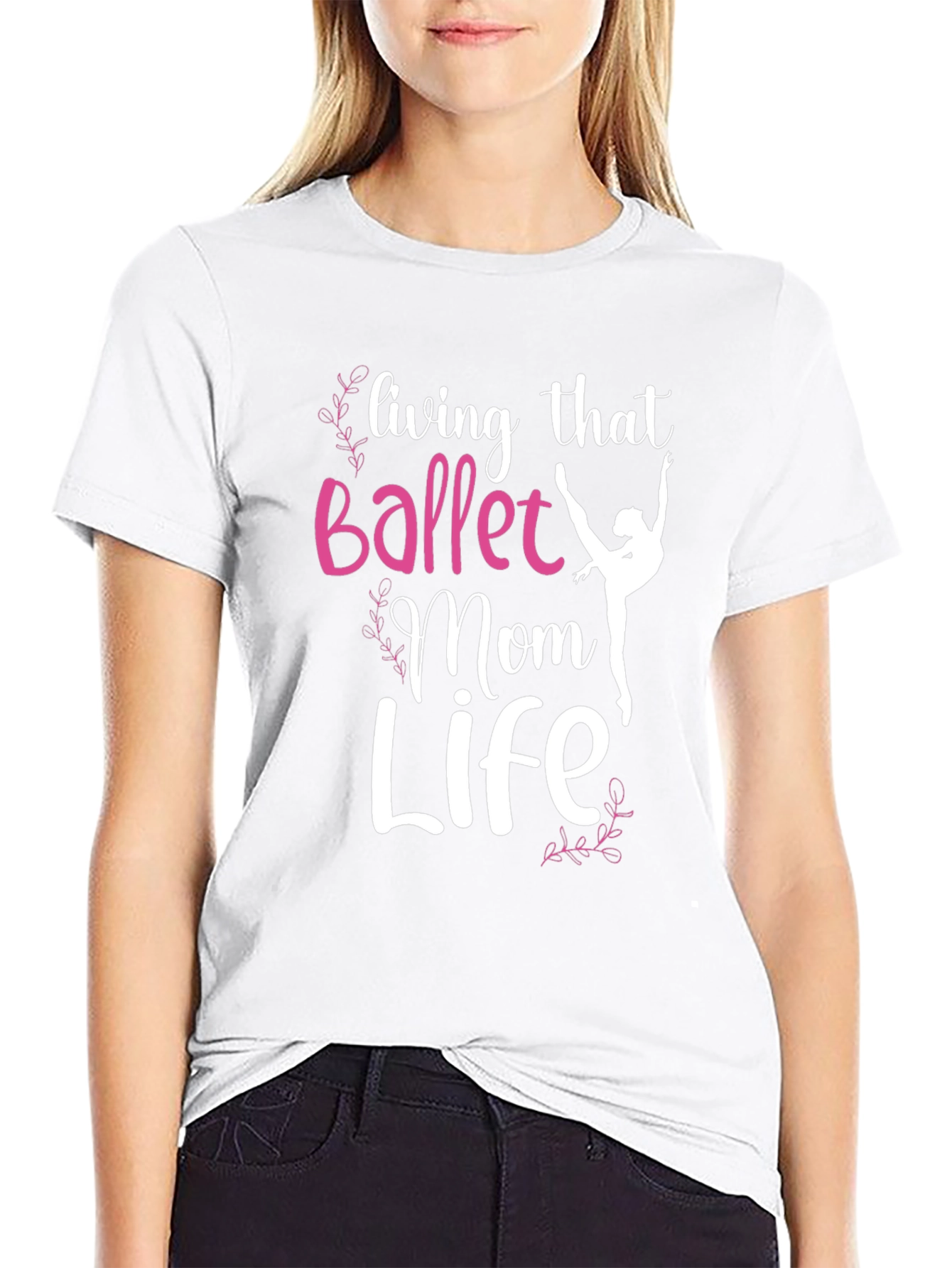 Ballet Mom Life Graphic Tee - Black T-Shirt
