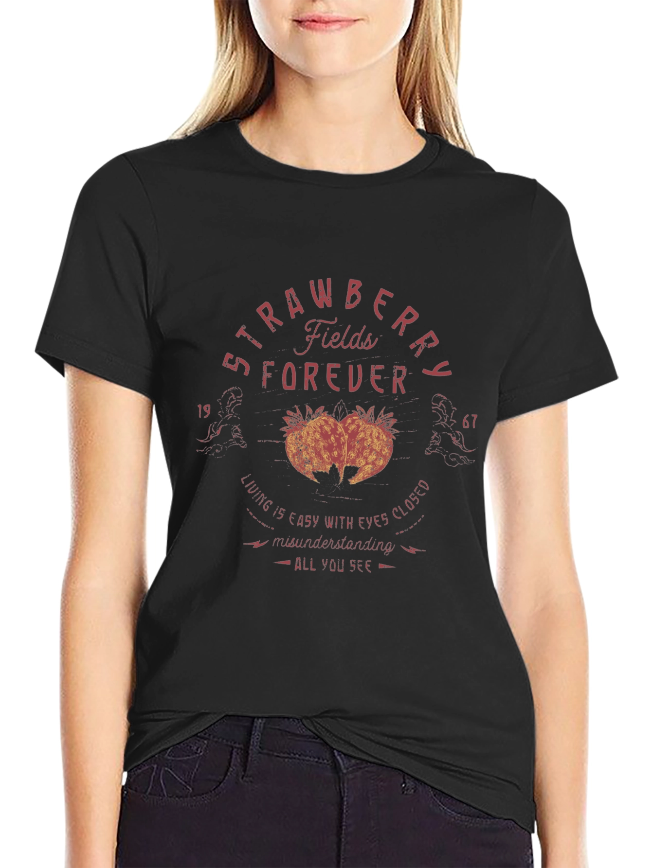 Strawberry Fields Forever Graphic Tee