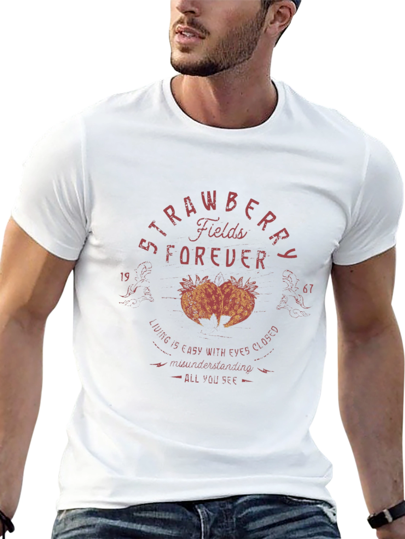 Strawberry Fields Forever Graphic Tee