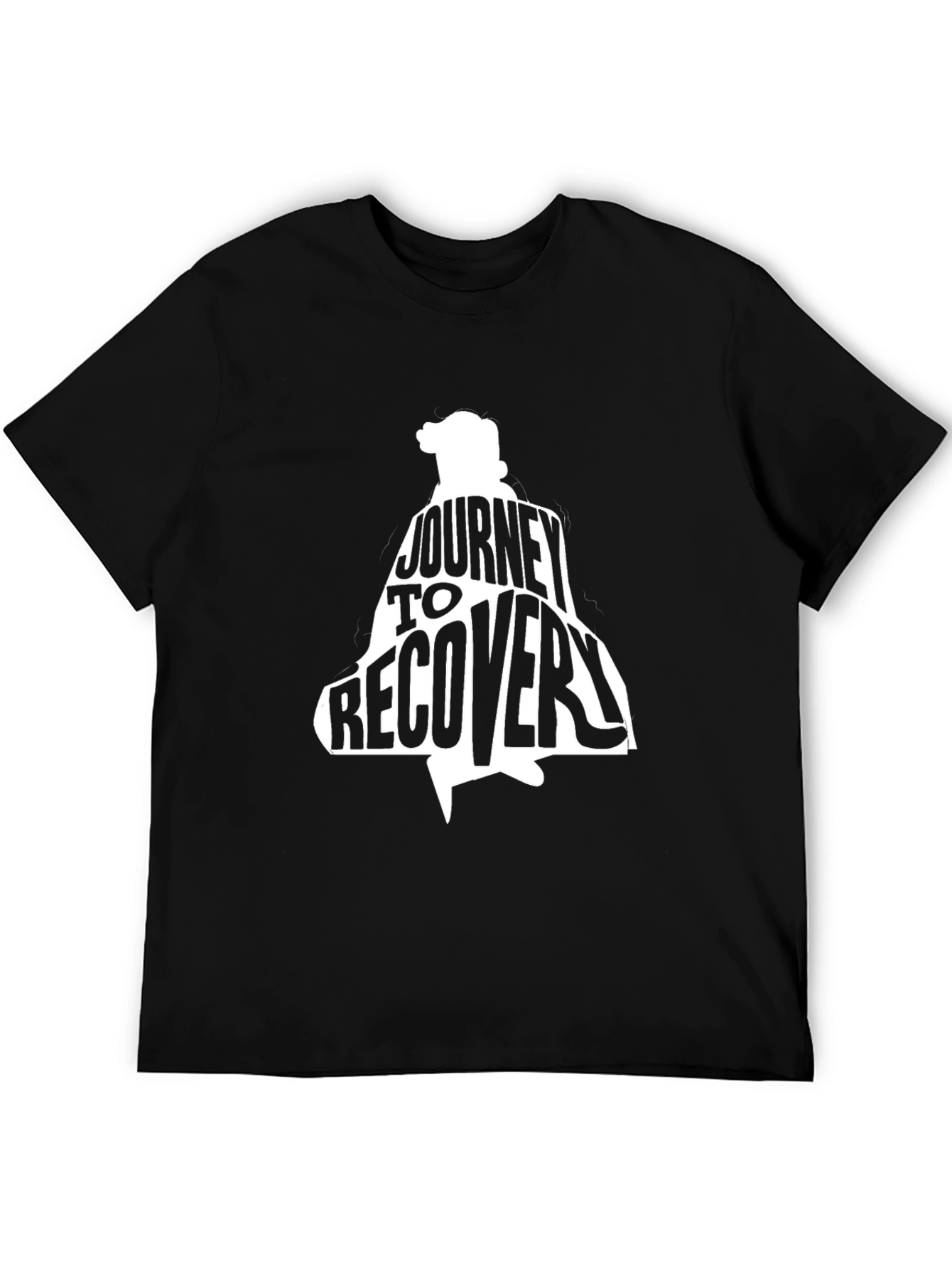 Journey to Recovery Graphic Tee - Stylish Mens Shirt