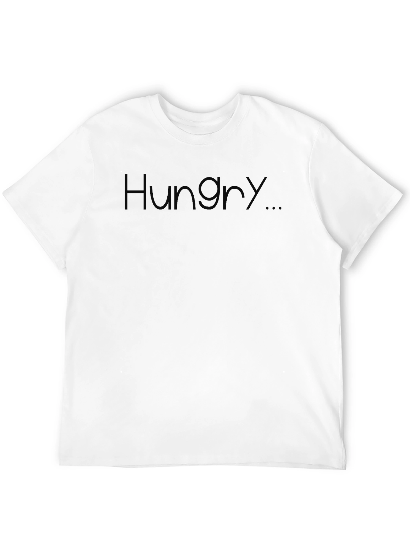 Mens Black Hungry Graphic T-Shirt