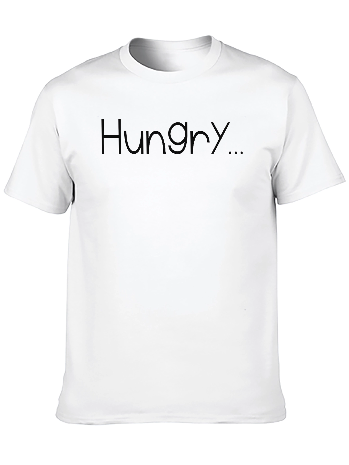 Mens Black Hungry Graphic T-Shirt