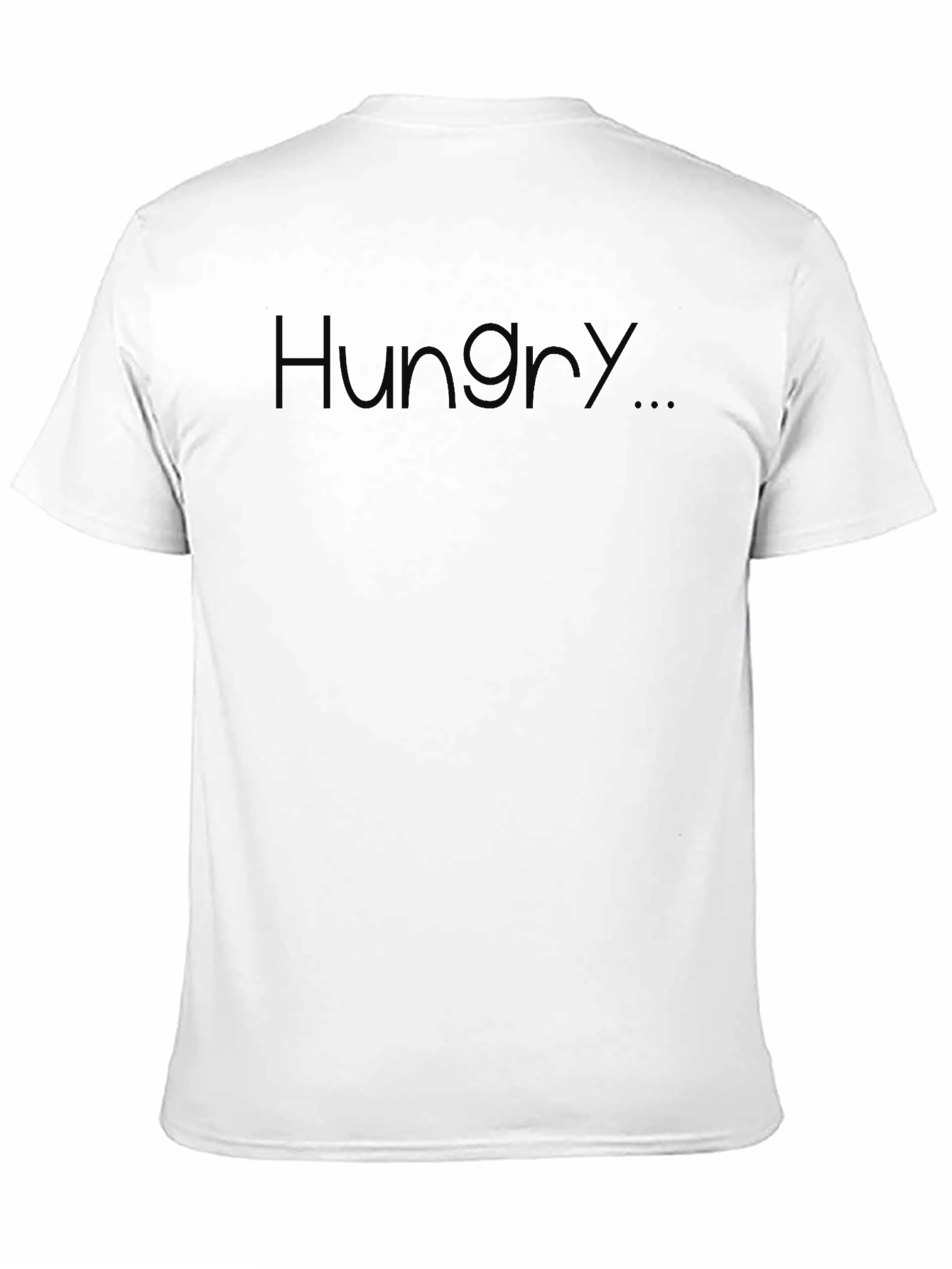 Mens Black Hungry Graphic T-Shirt