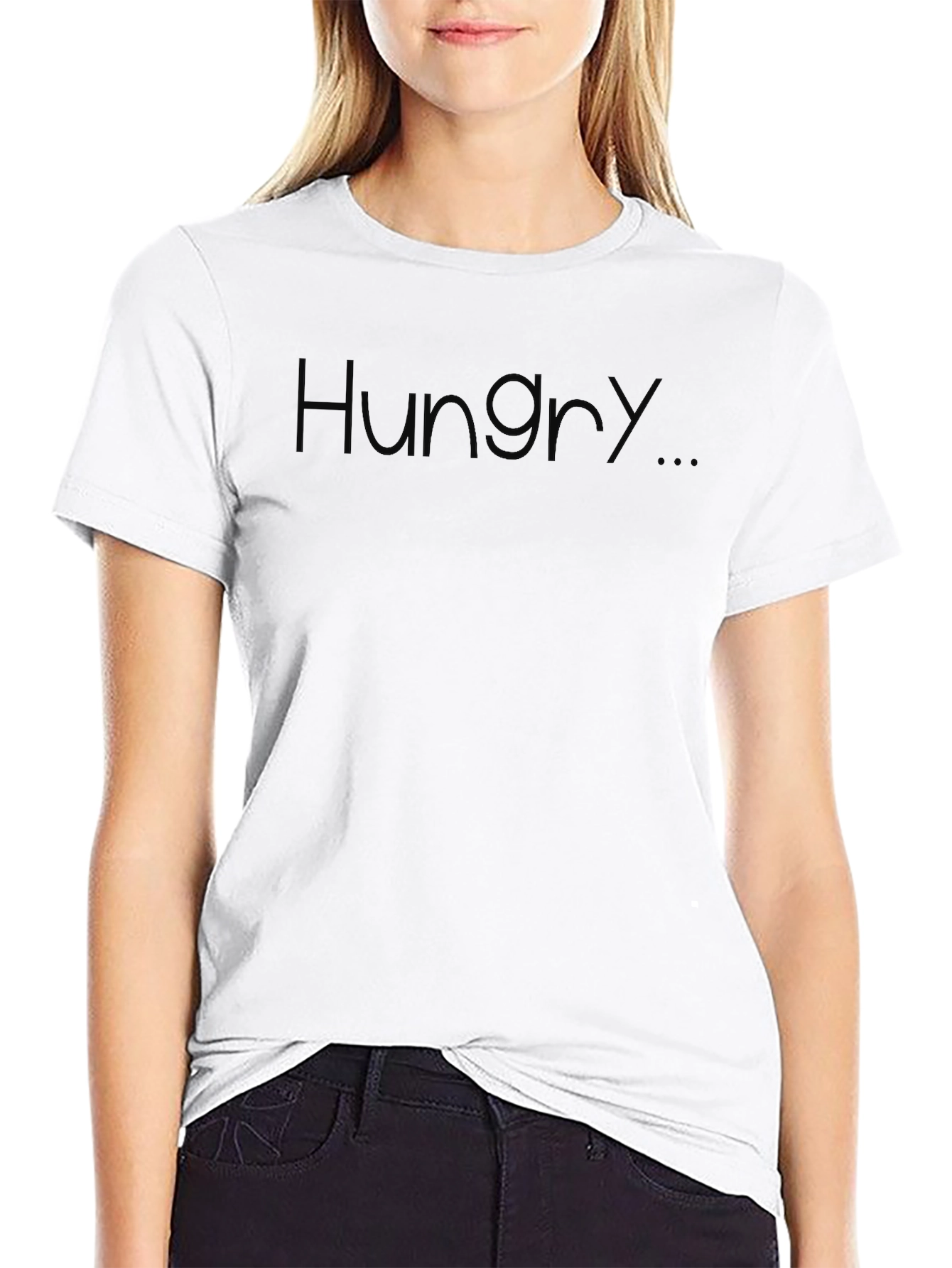 Mens Black Hungry Graphic T-Shirt