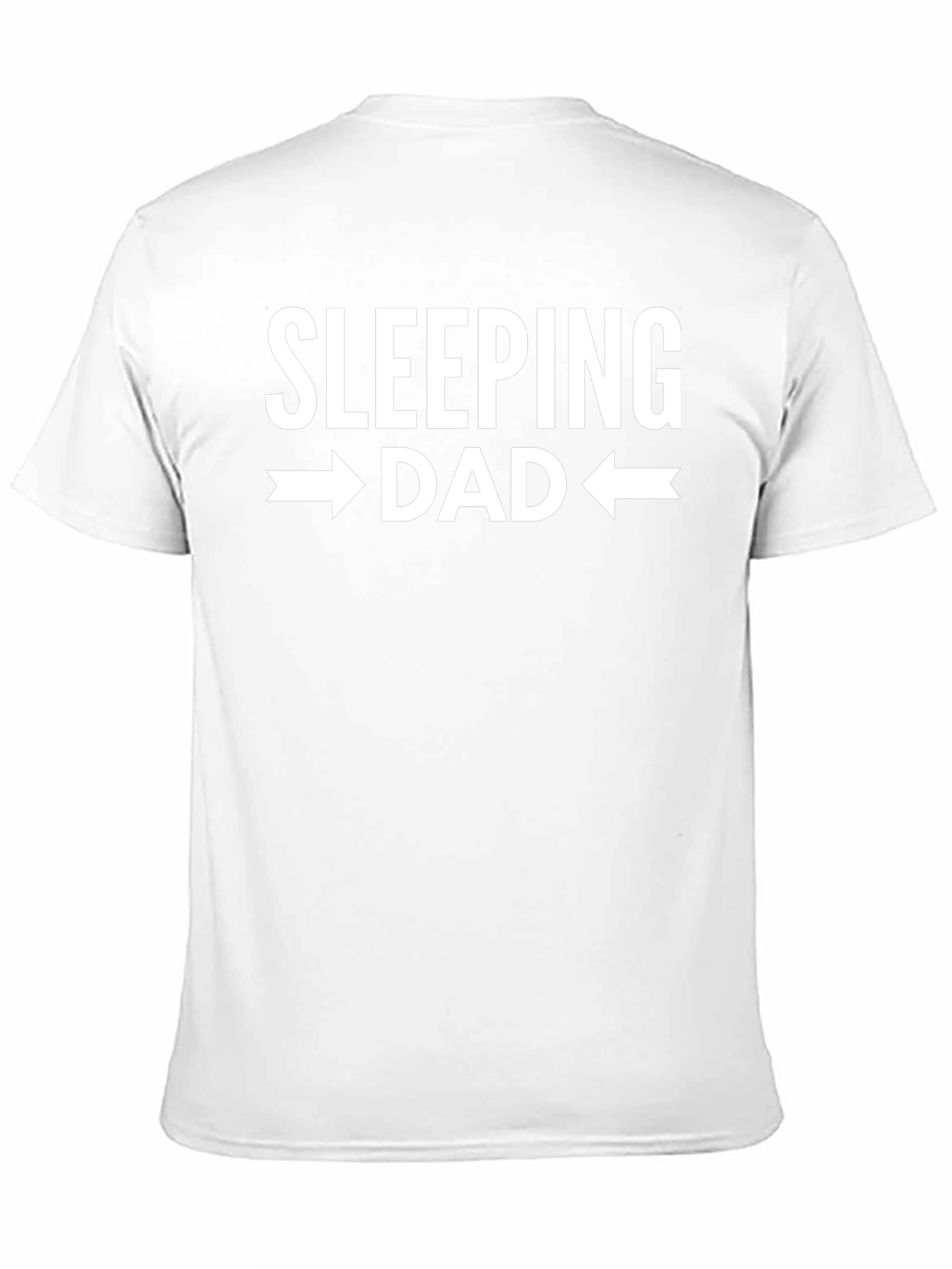 Sleeping Dad Graphic T-Shirt - Black
