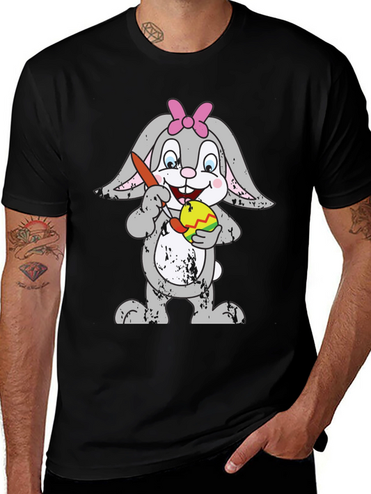 Easter Bunny T-Shirt - Egg Painting Rabbit Tee
