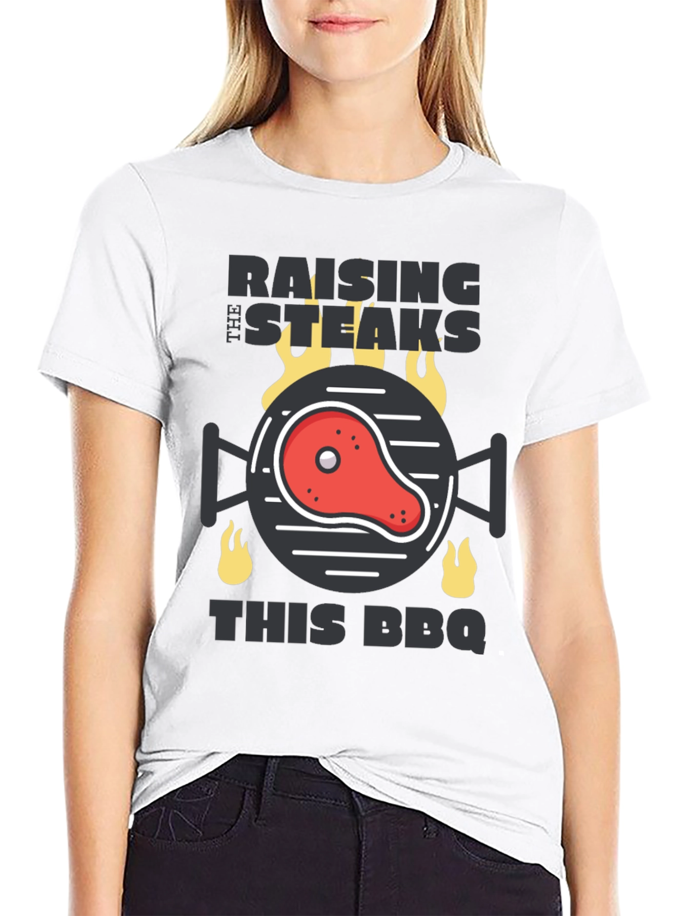 Raising the Steaks BBQ T-Shirt