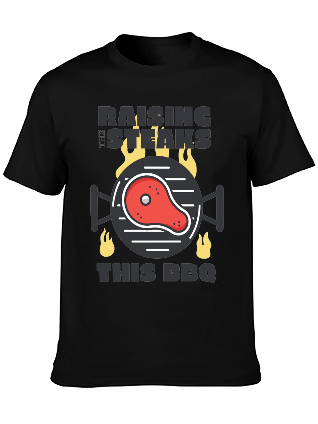 Raising the Steaks BBQ T-Shirt