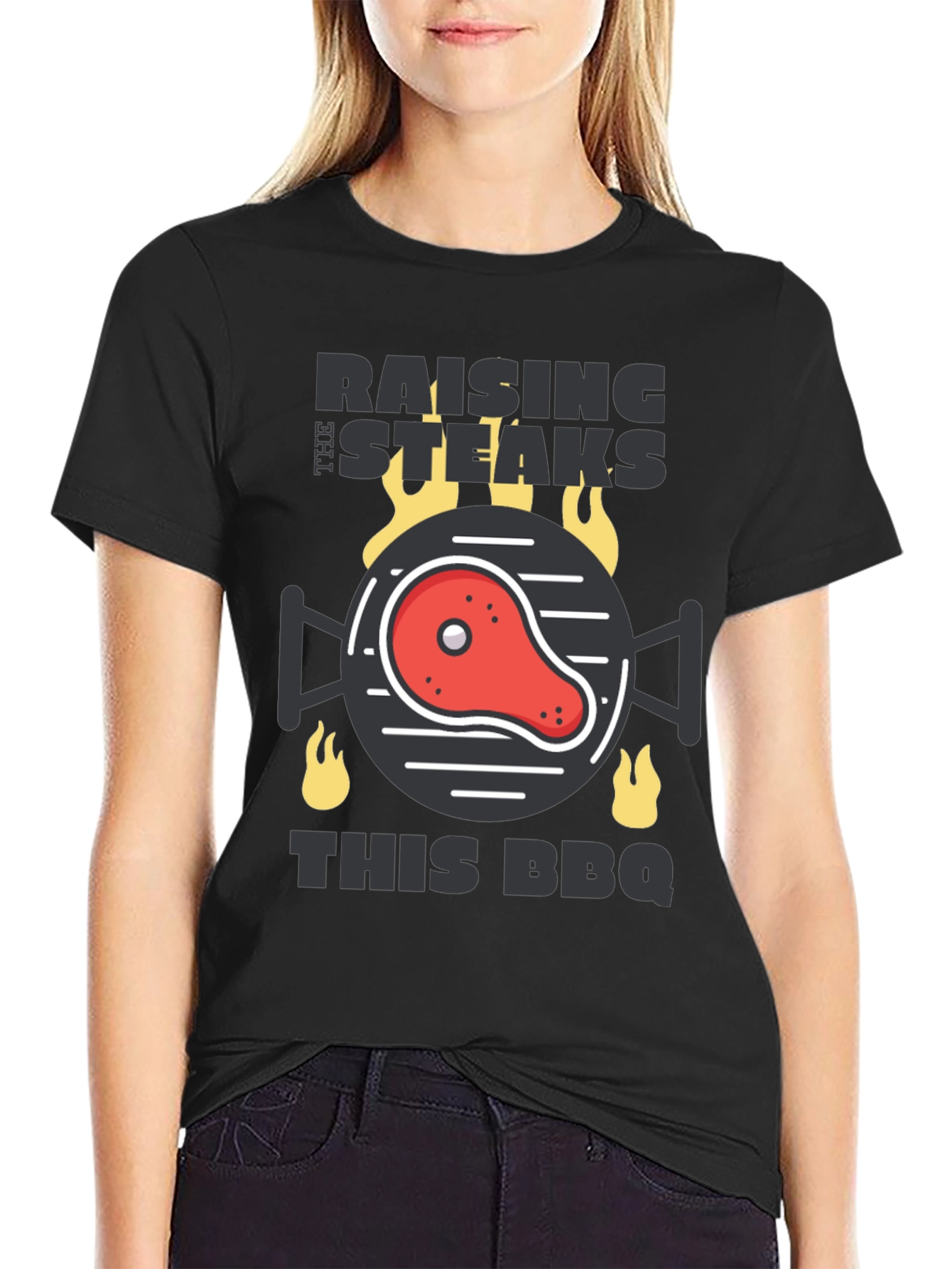 Raising the Steaks BBQ T-Shirt